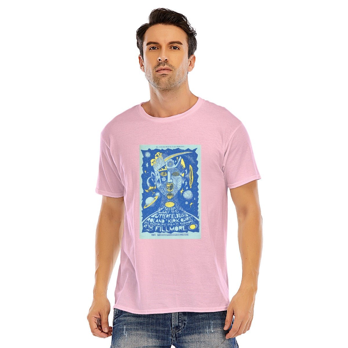 Butterfield Blues Band, Unisex O - neck Short Sleeve T - shirt | 180GSM Cotton (DTF) - Posterify