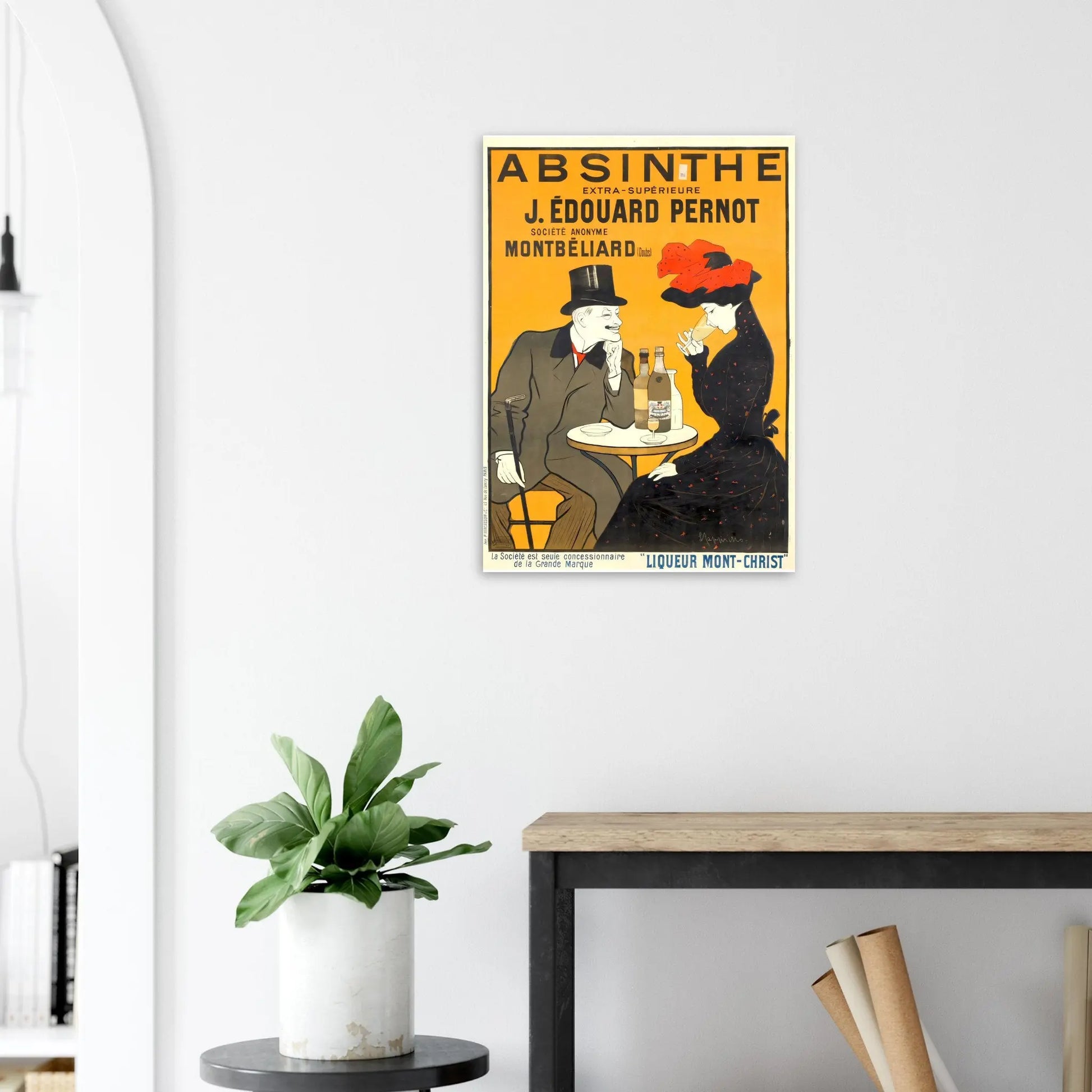 Absinthe Vintage poster reprint on Premium Matte Paper - Posterify