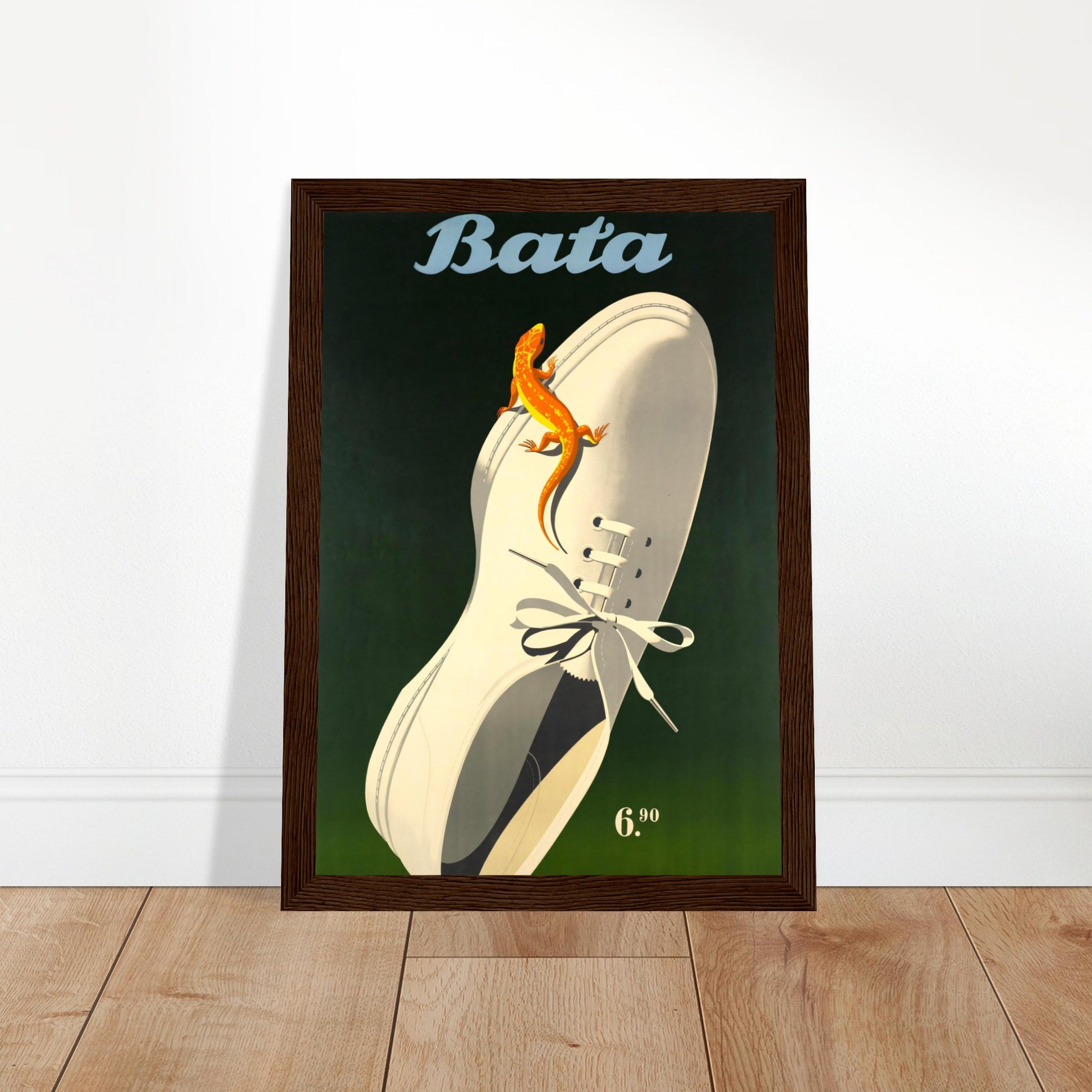 Vintage Poster Reprint, Bata Shoes, Wall Art on Premium Paper - Posterify