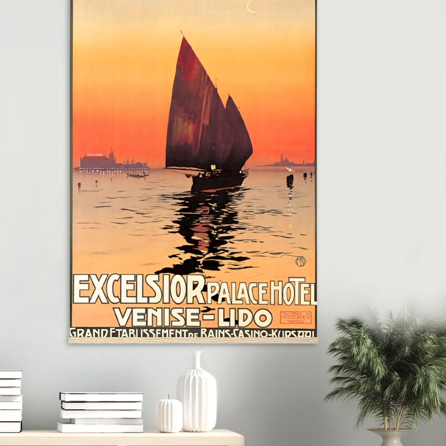 Venice Vintage Poster Reprint on premium Matte paper - Posterify
