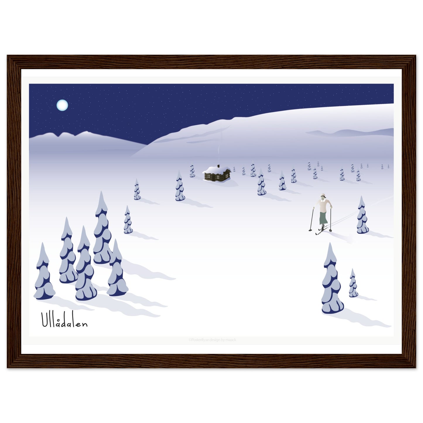 Ullådalen, Åre, Sweden, by Posterify design, Poster on Premium Matte Paper - Posterify