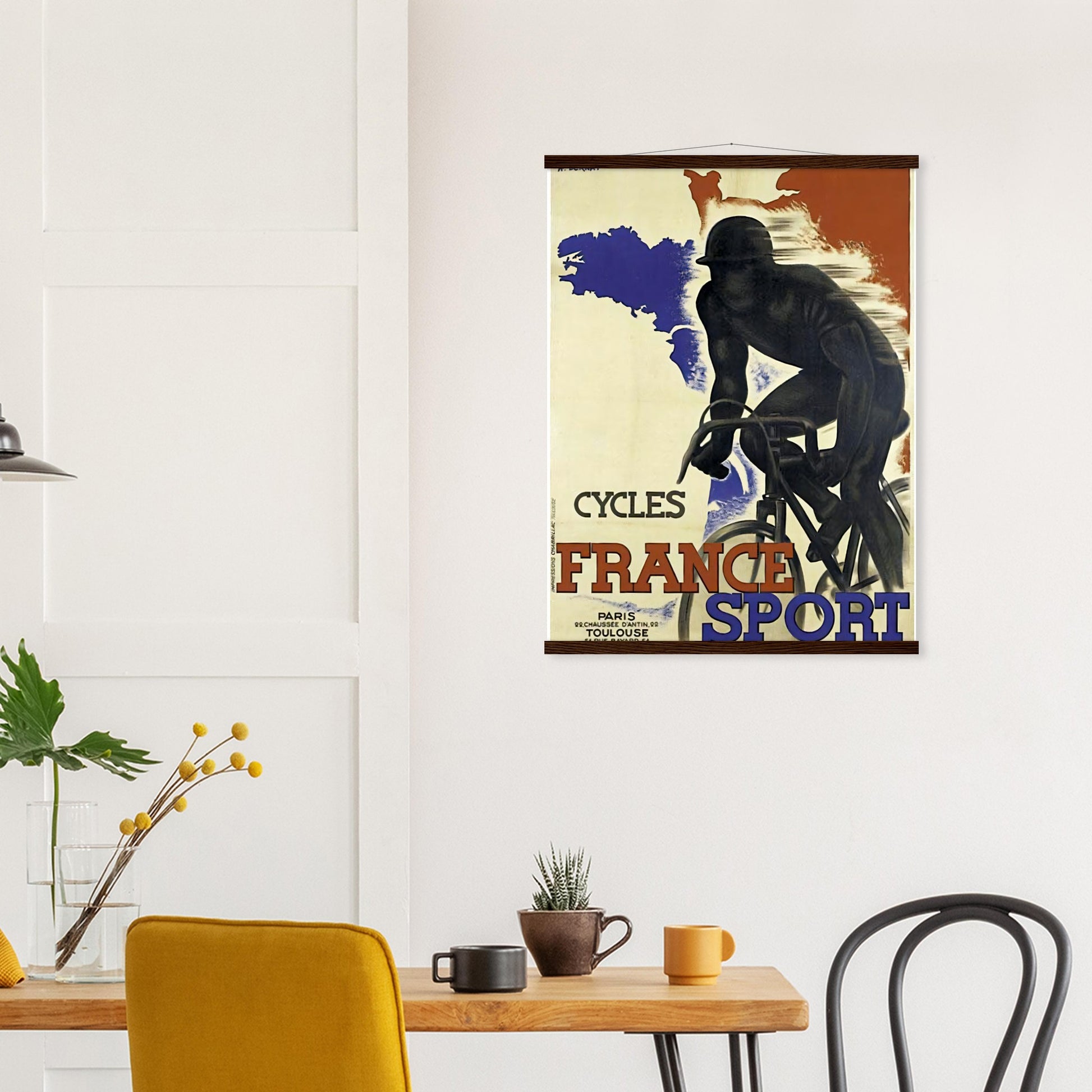 France Sport Vintage Poster Reprint on Premium Matte Paper - Posterify