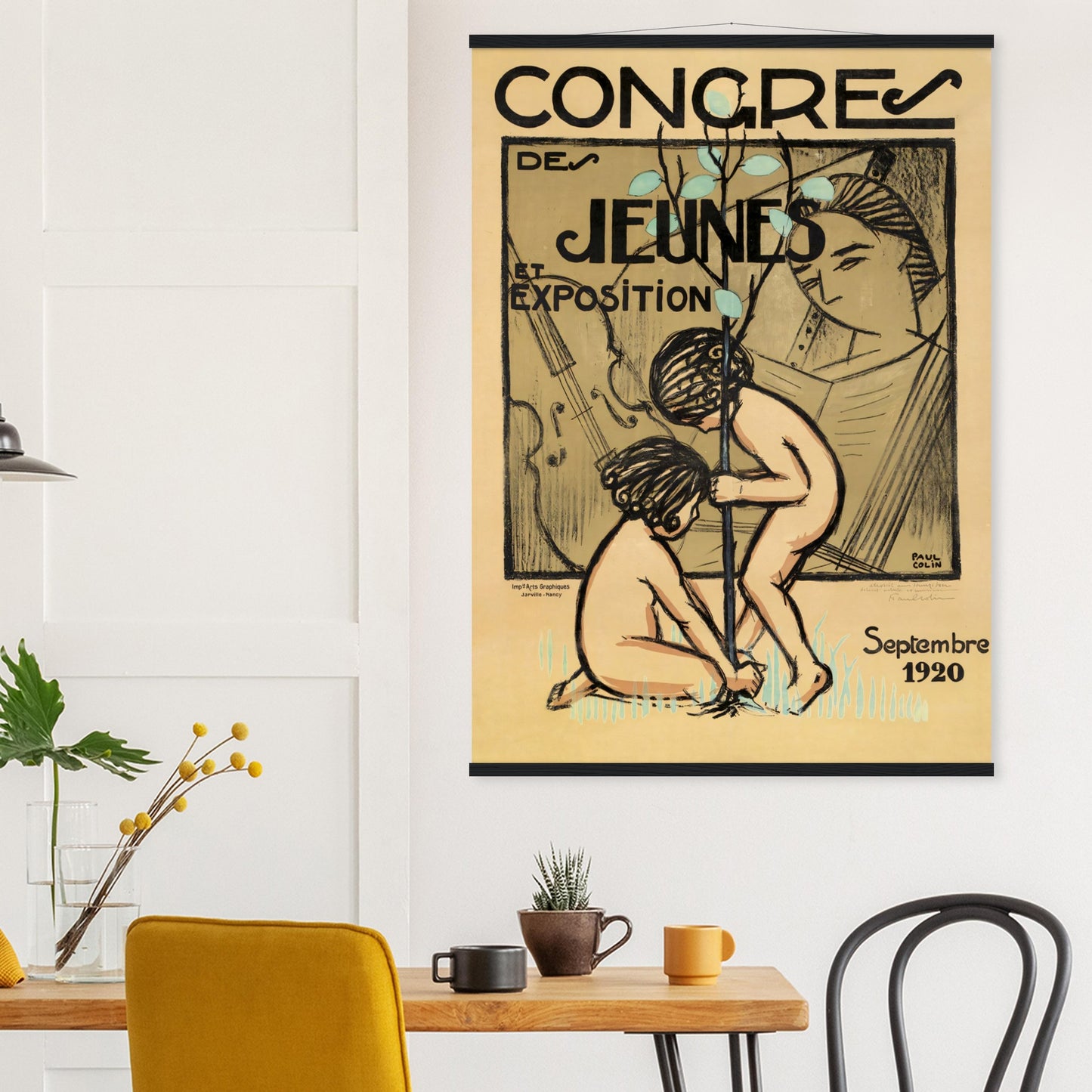 Vintage Poster reprint on premium matte paper - Posterify