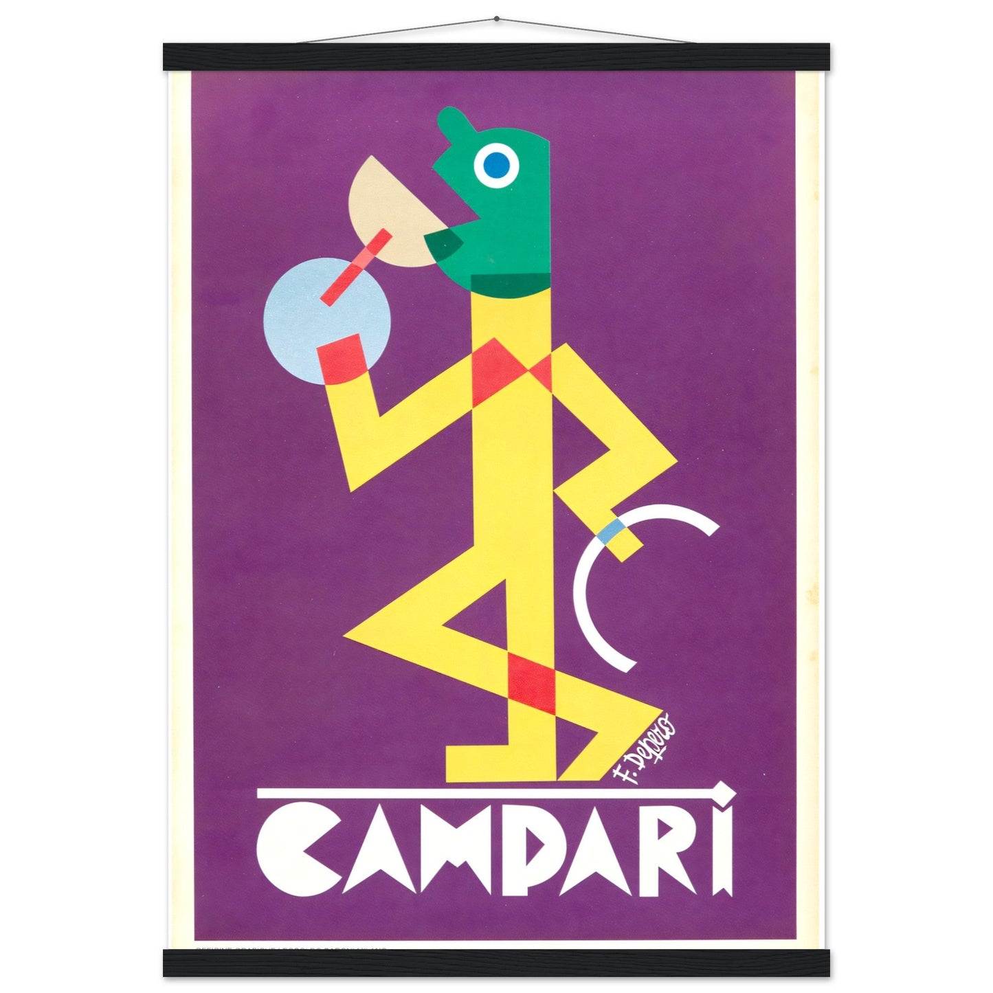 Campari Vintage poster reprint on Premium Matte Paper - Posterify