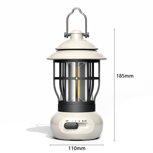 Camping Ligjt Outdoor Ambience Lighting Camping Light Vintage Horse Light Gift USB Charging Tent Camp Lamp - Posterify