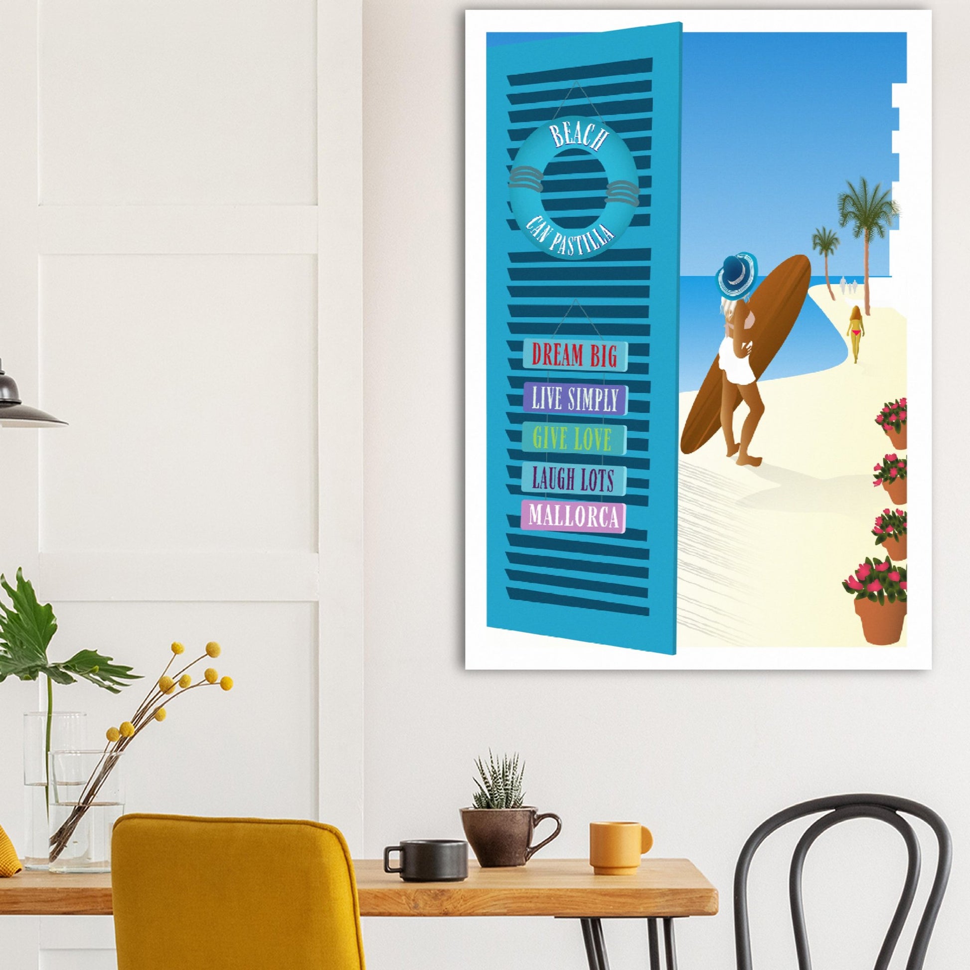 Can Pastilla, Mallorca, Poster on Premium Matte Paper by Posterify Design - Posterify