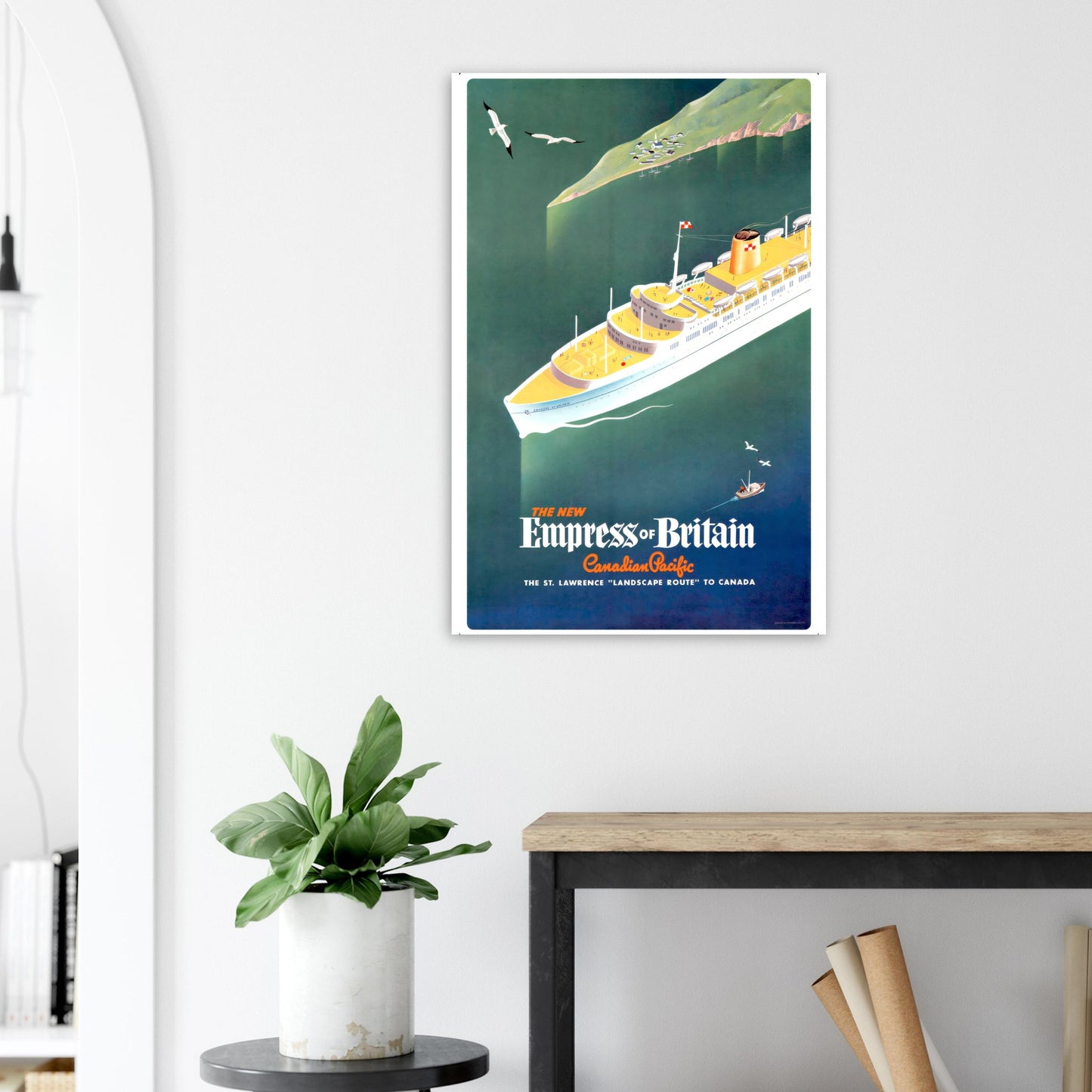 Canadian Pacific Vintage poster reprint on Premium Matte Paper - Posterify