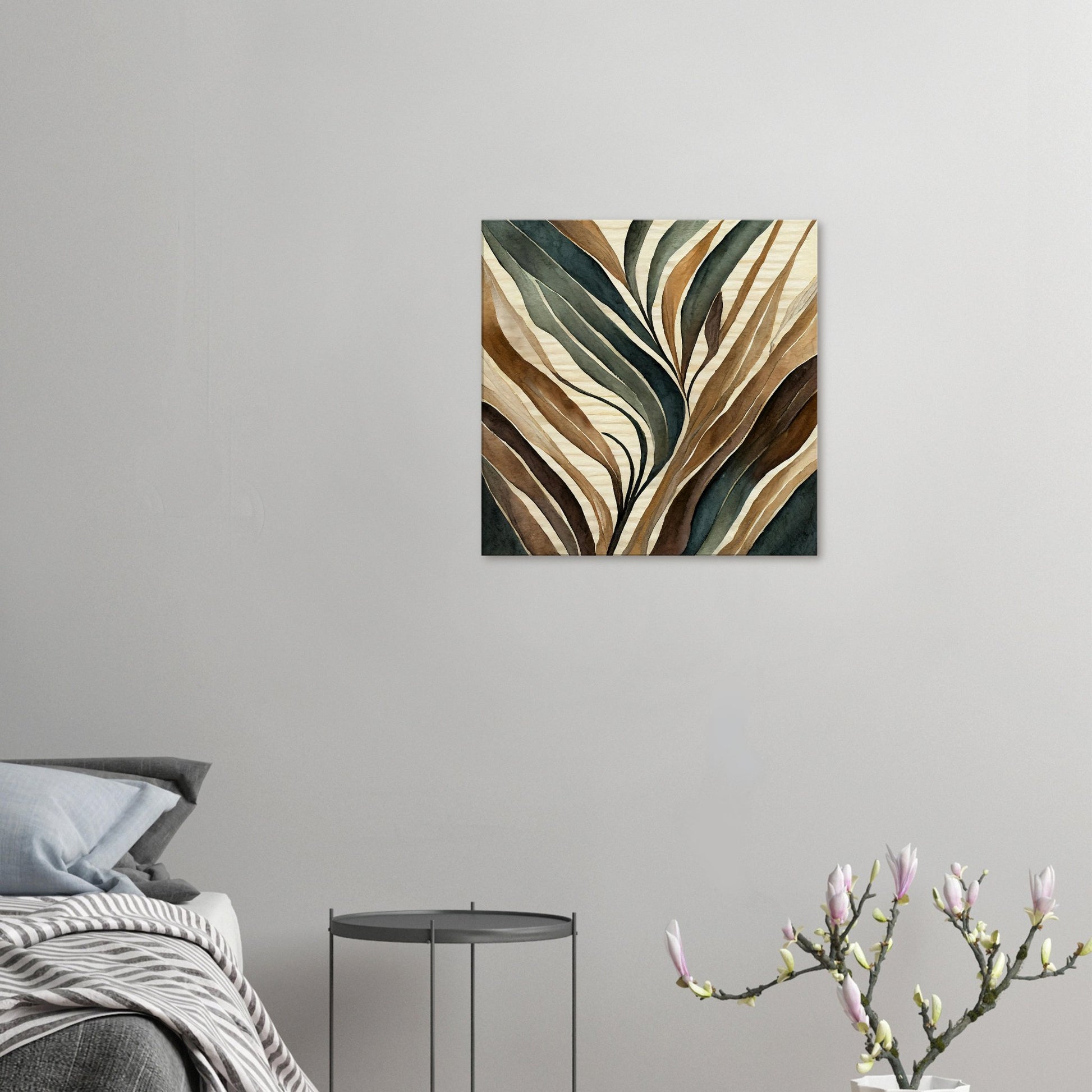 Canvas Print, abstract painting on rice paper by posterify design. - Posterify