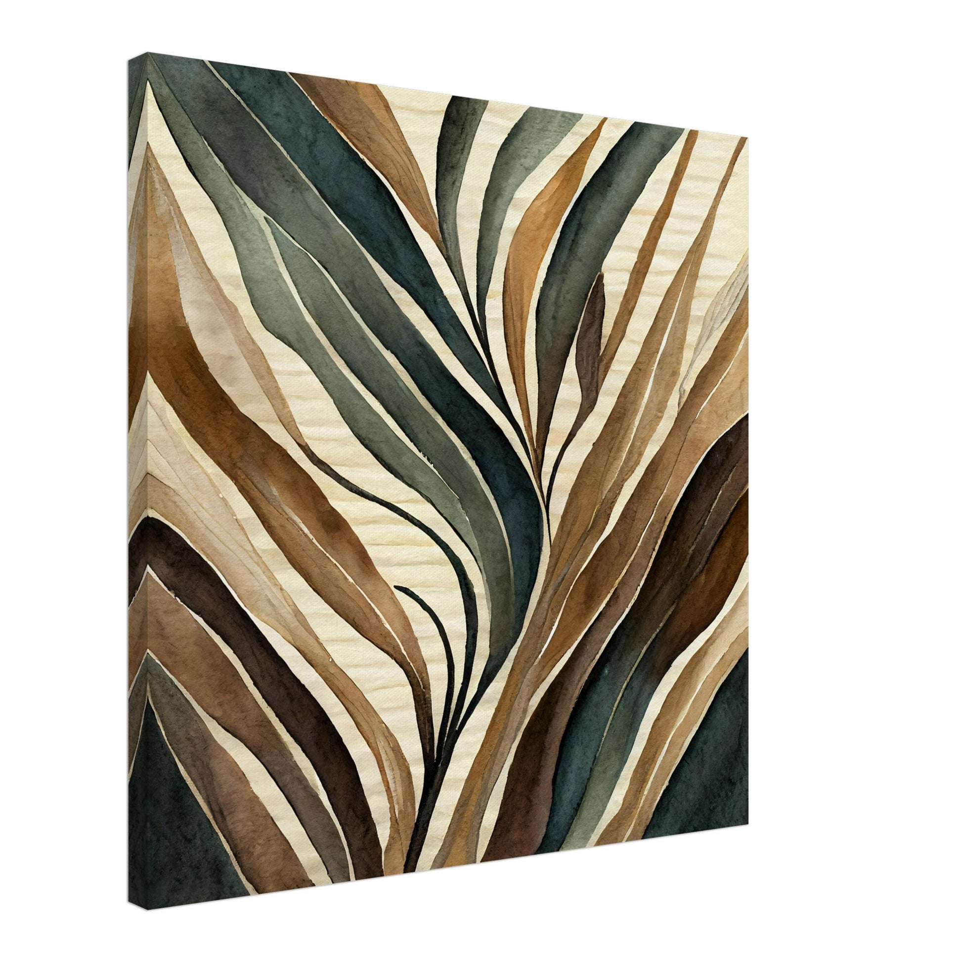 Canvas Print, abstract painting on rice paper by posterify design. - Posterify