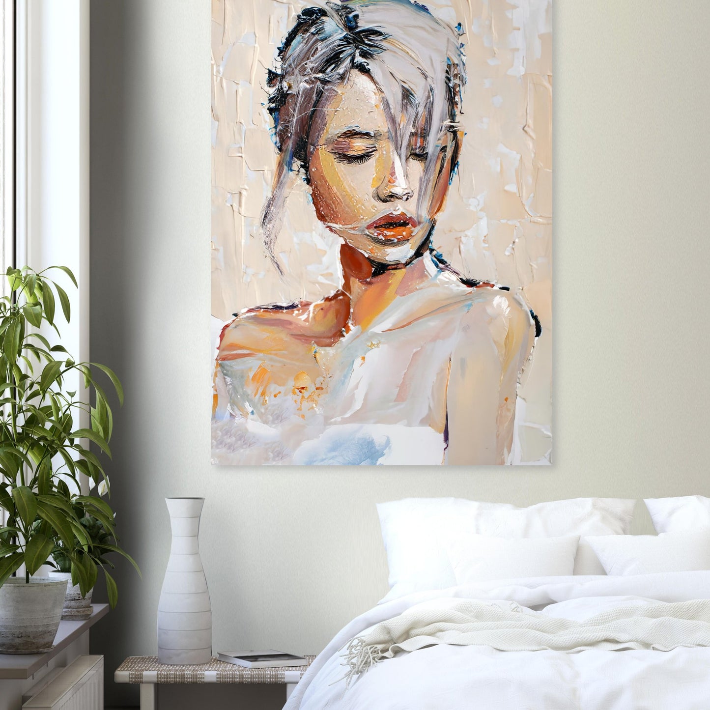 Canvas Print Abstract Portrait by Posterify Design - Posterify