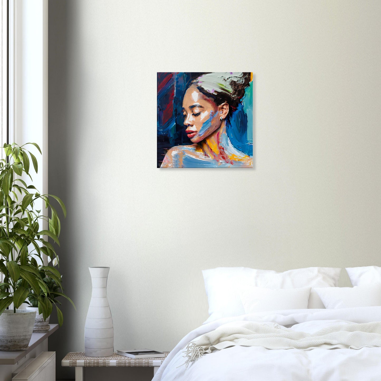 Canvas Print Abstract Portrait by Posterify Design - Posterify