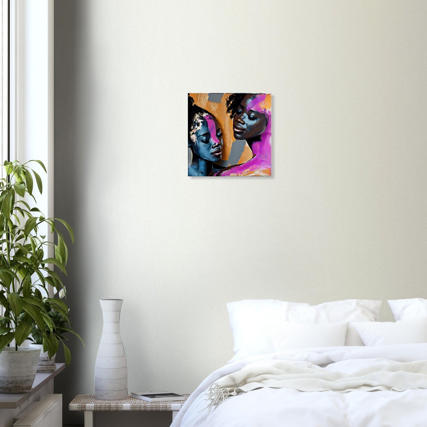 Canvas Print Abstract Portrait by Posterify Design - Posterify