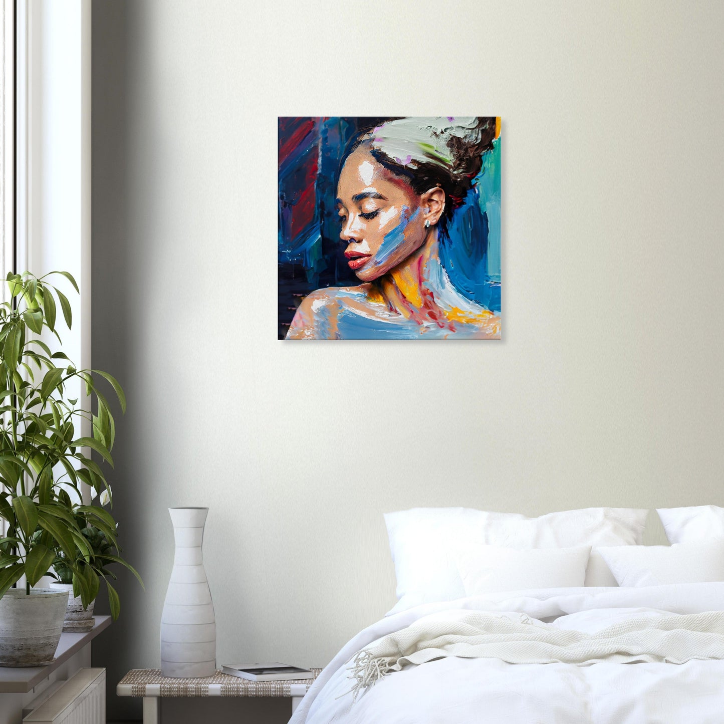 Canvas Print Abstract Portrait by Posterify Design - Posterify