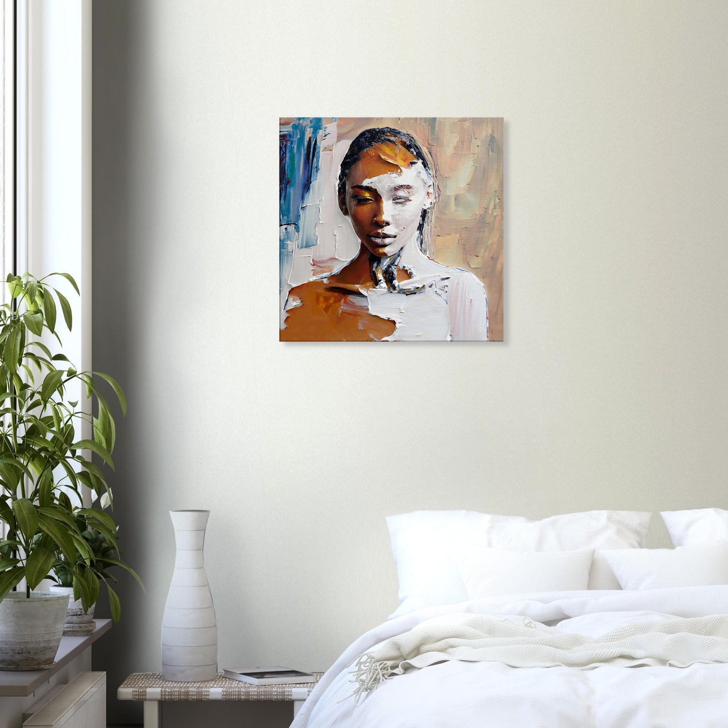 Canvas Print Abstract Portrait by Posterify Design - Posterify