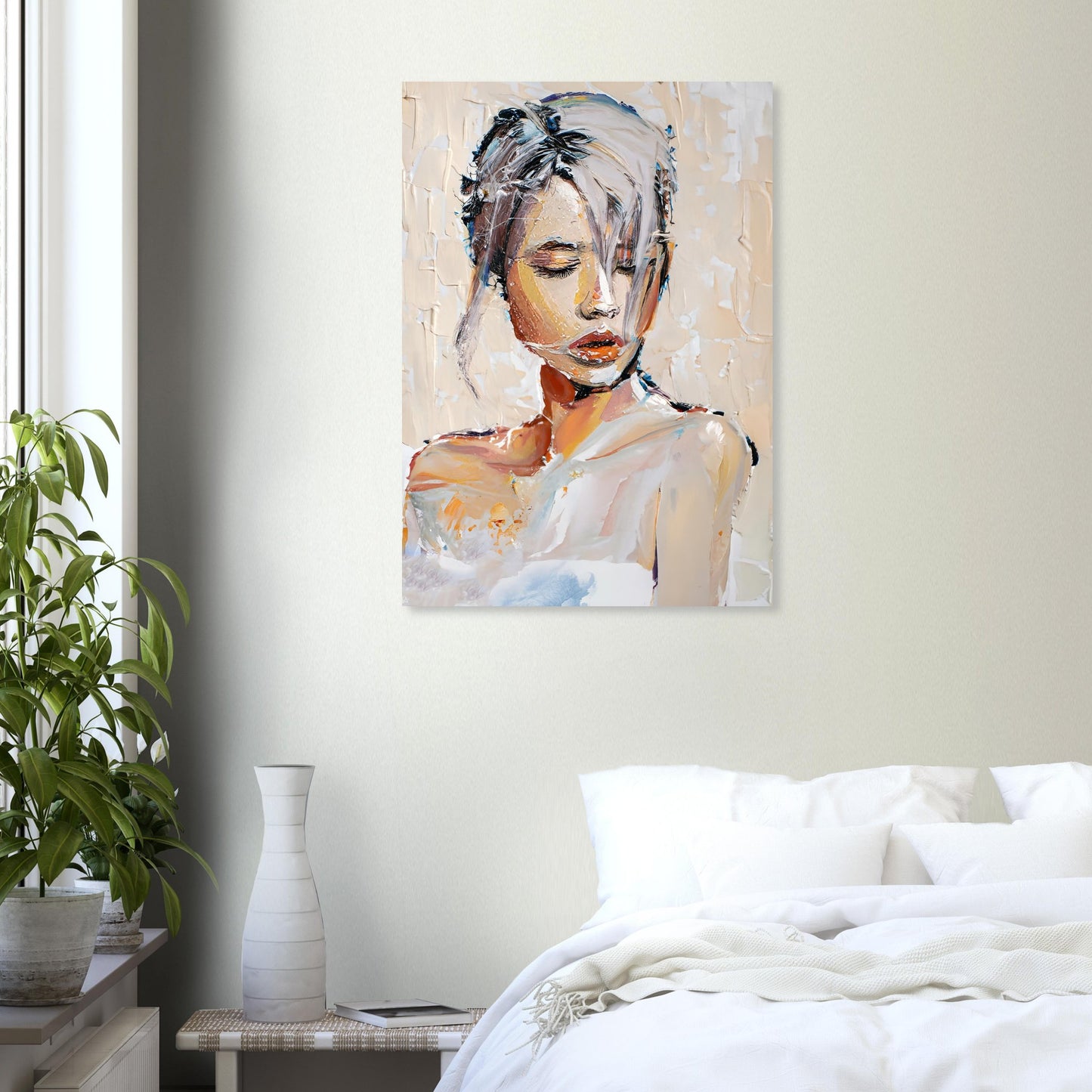 Canvas Print Abstract Portrait by Posterify Design - Posterify