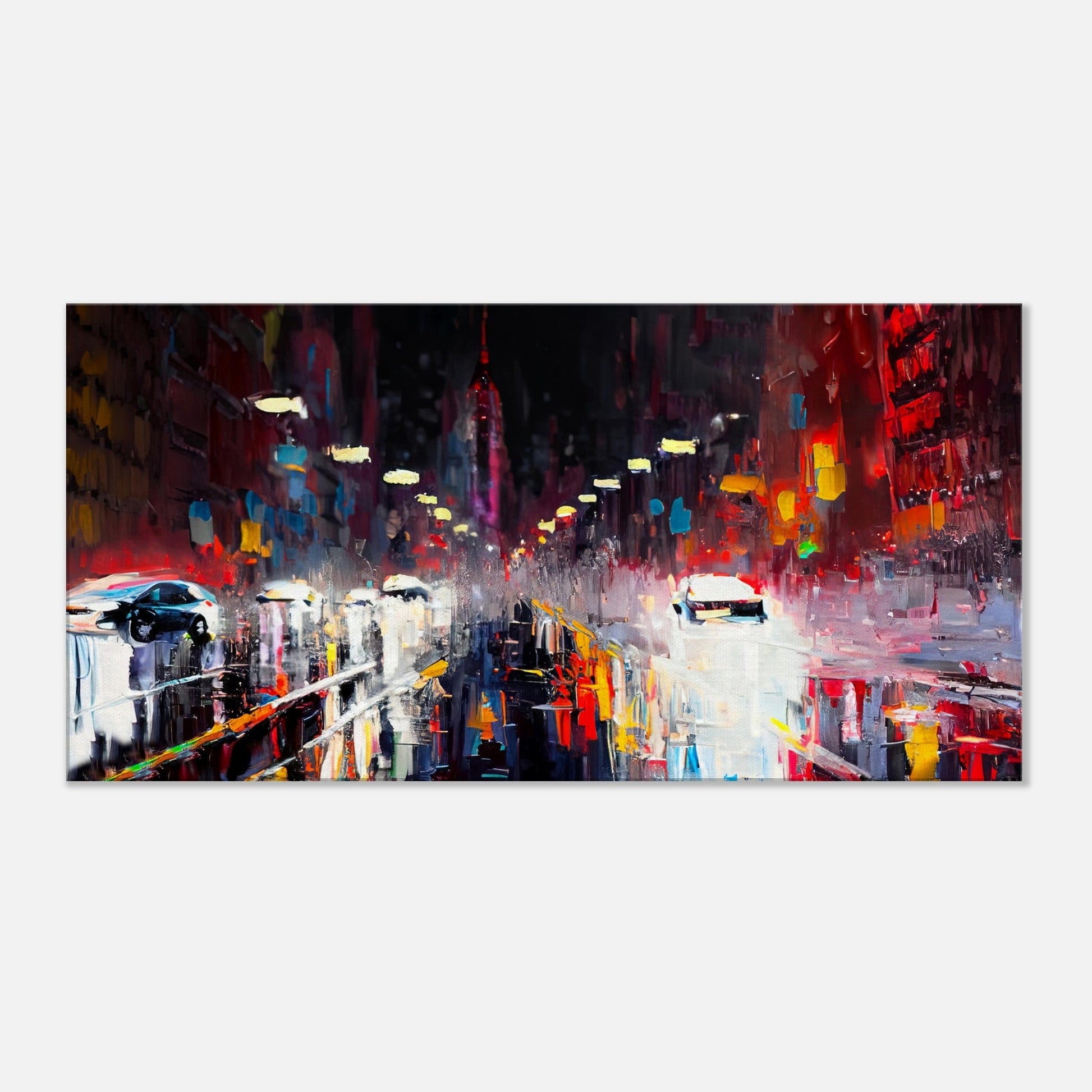 Canvas print city of New York Abstract art by Posterify Design 50X100cm - Posterify