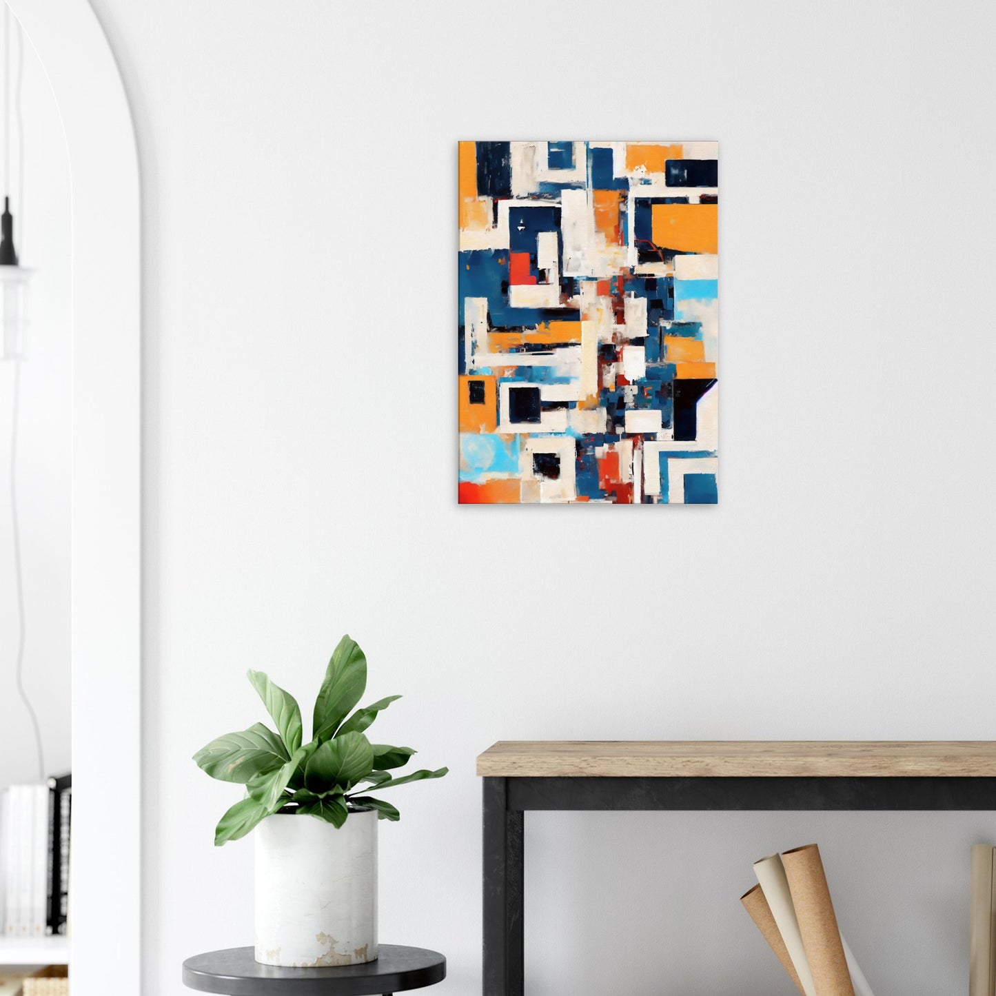 Canvas print of abstract palette knife painting by Posterify Design - Posterify