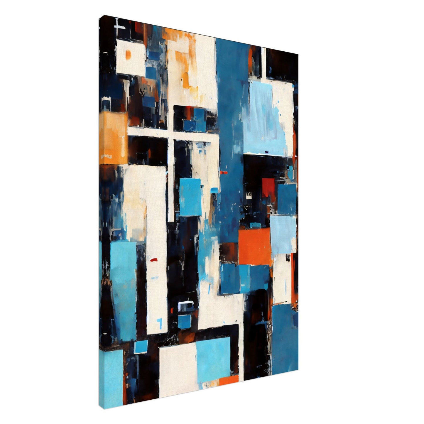 Canvas print of abstract palette knife painting by Posterify Design - Posterify