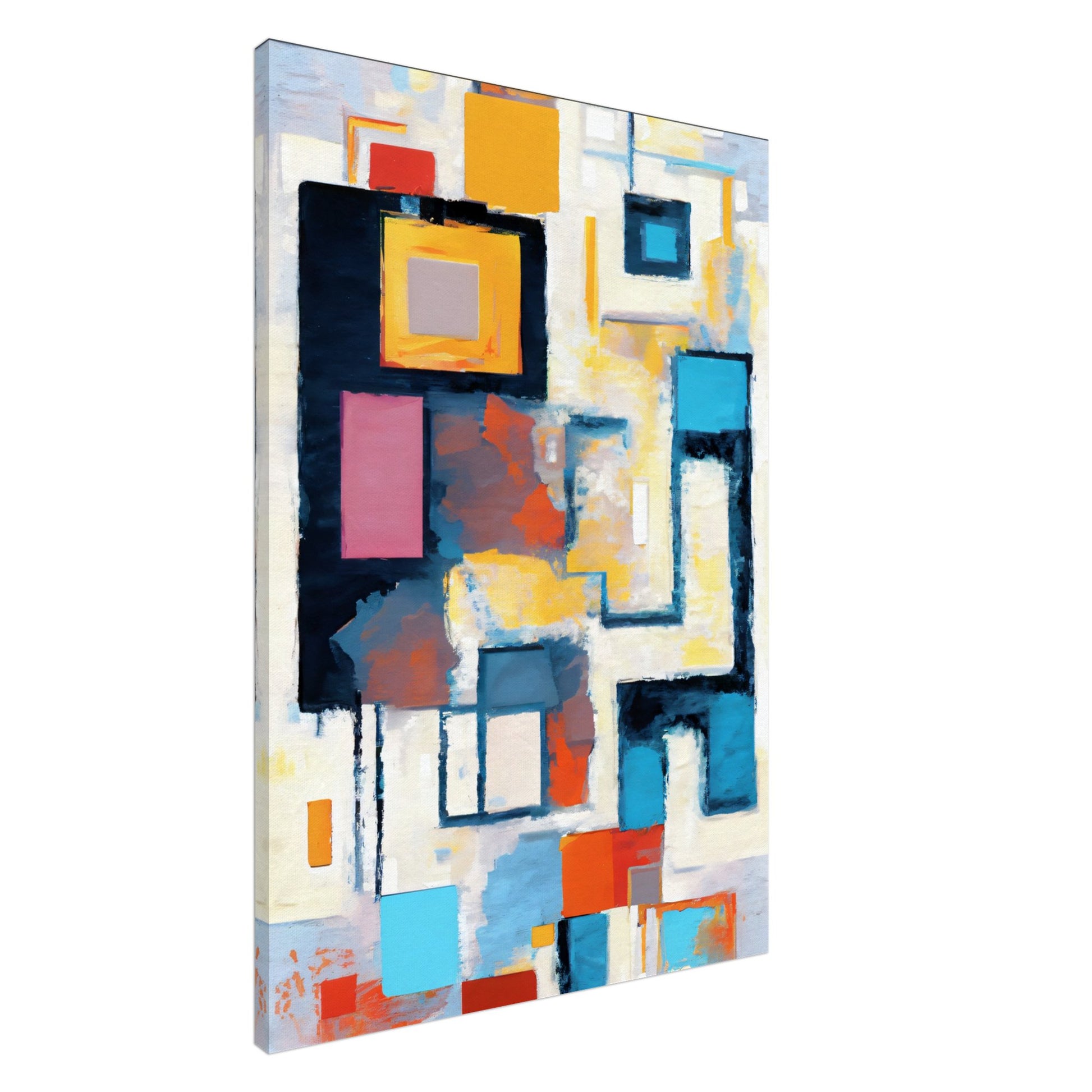 Canvas print of abstract palette knife painting by Posterify Design - Posterify