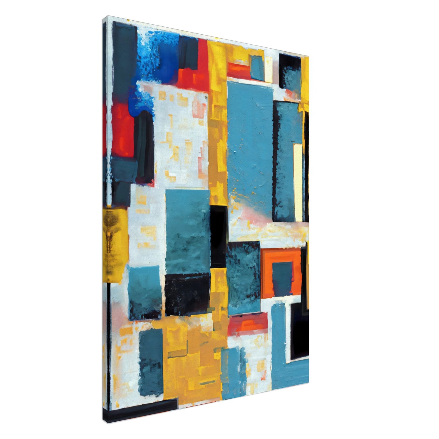 Canvas print of abstract palette knife painting by Posterify Design - Posterify