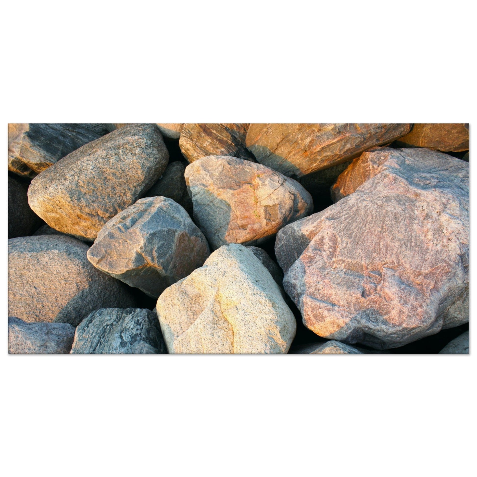 Canvas Print of Granite Rocks 50X100cm - Posterify