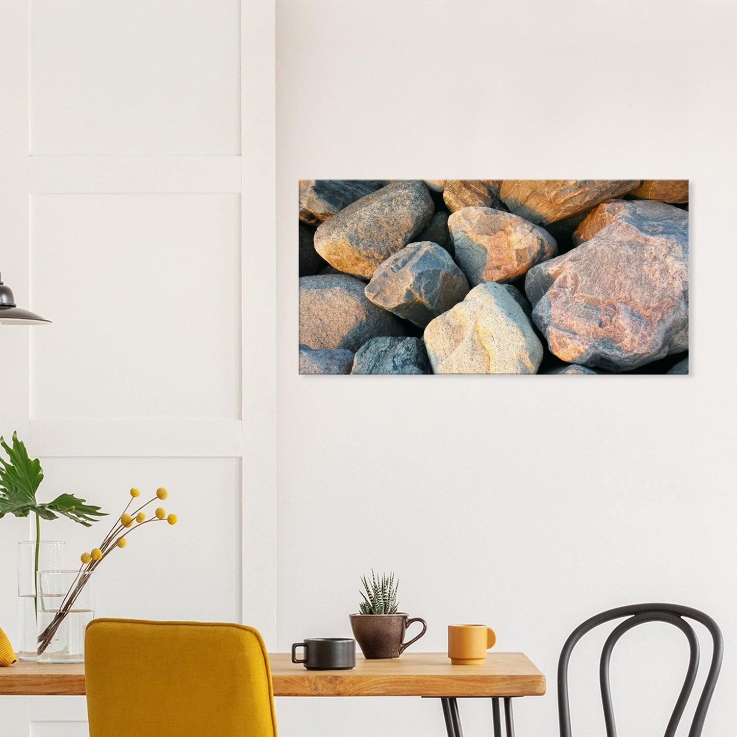 Canvas Print of Granite Rocks 50X100cm - Posterify