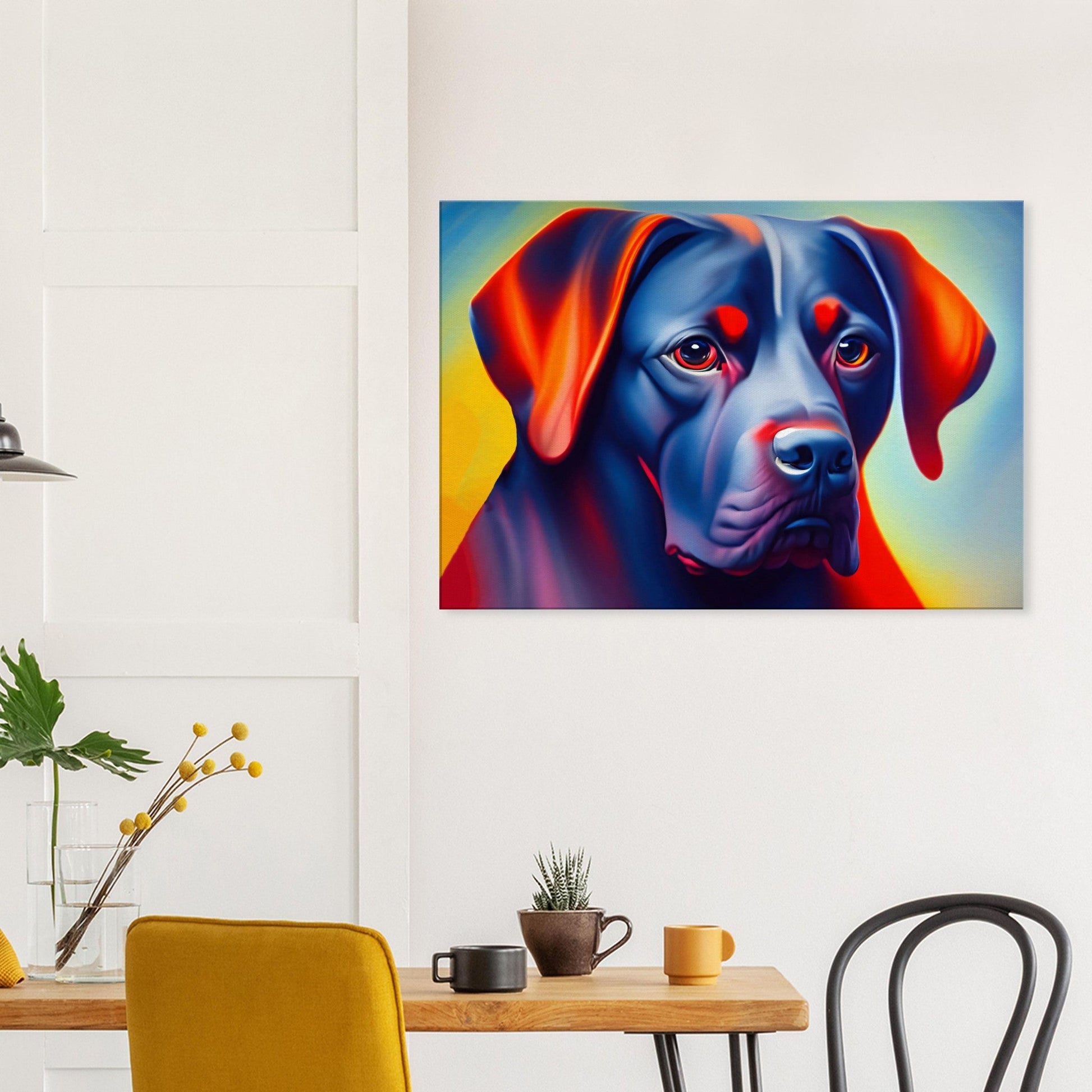 Canvas print oil painting of Dog by Posterify Design - Posterify