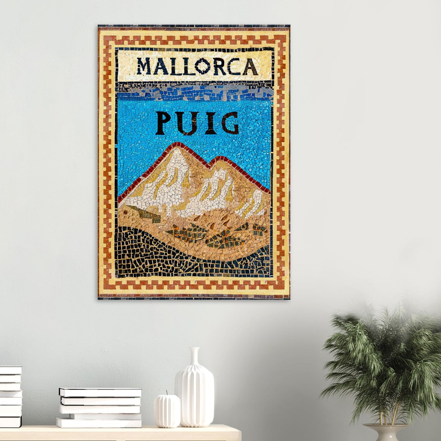 Canvas Print Puig Major, Mallorca by Posterify Design. - Posterify