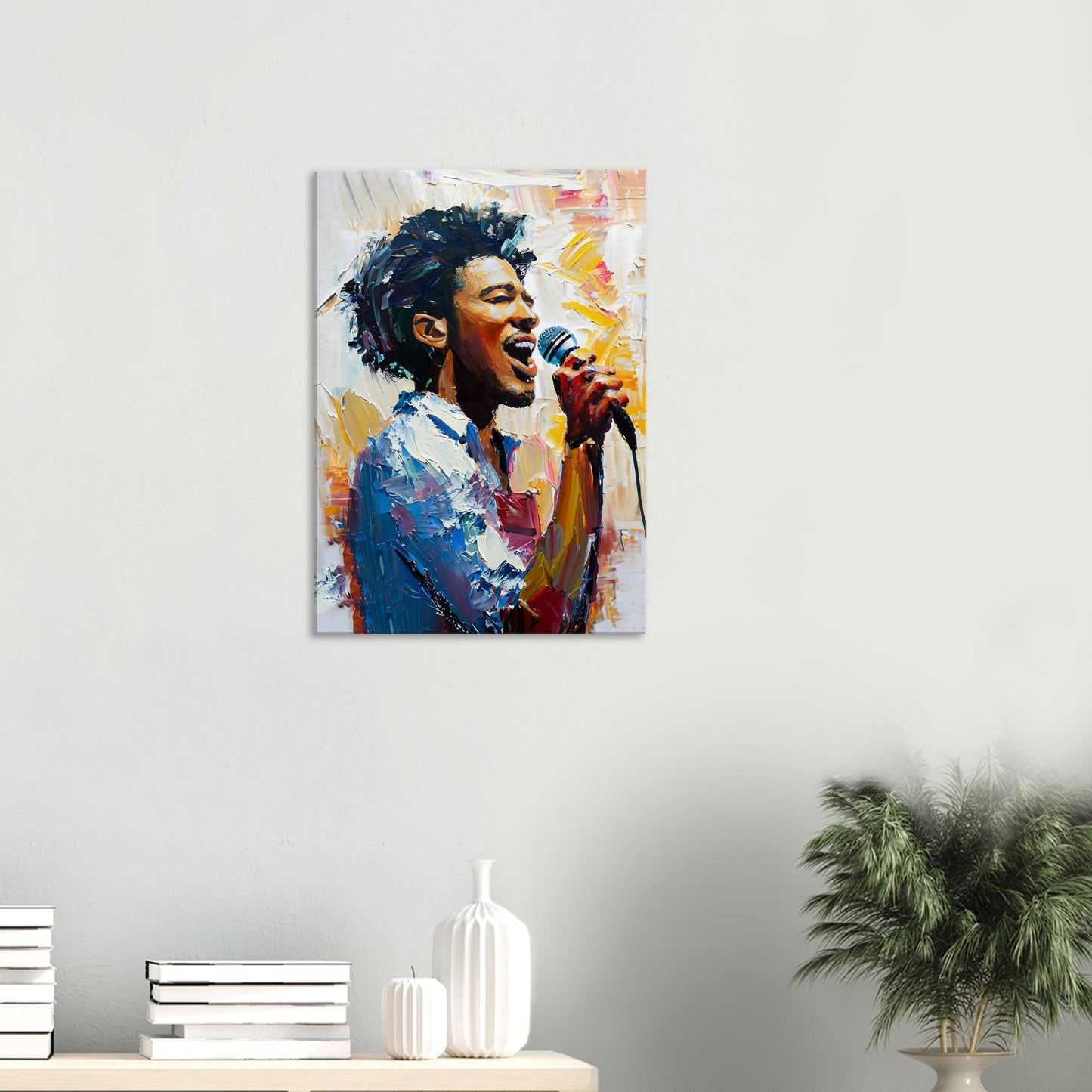 Canvas Print Singer abstract art by Posterify design - Posterify