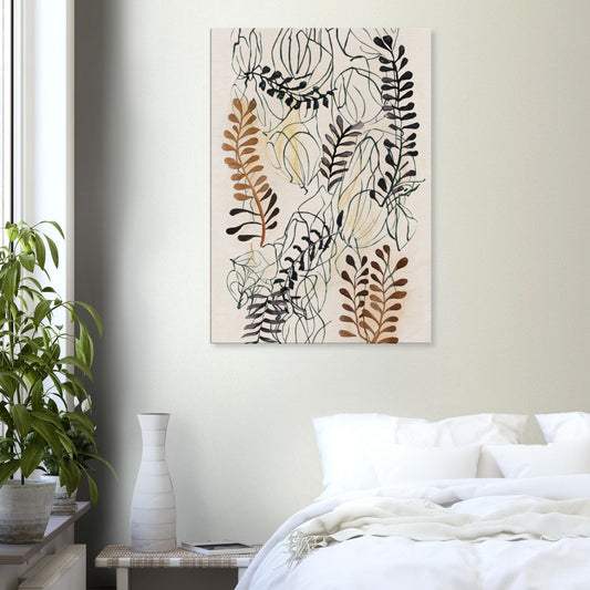 Canvas Print with line drawing by Posterify Design - Posterify