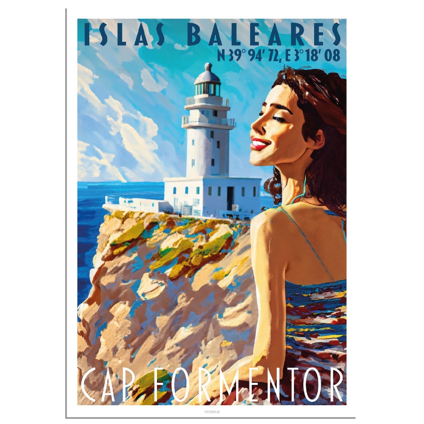 Cap Formentor, Mallorca, Poster by Posterify design on Premium Matte Paper - Posterify