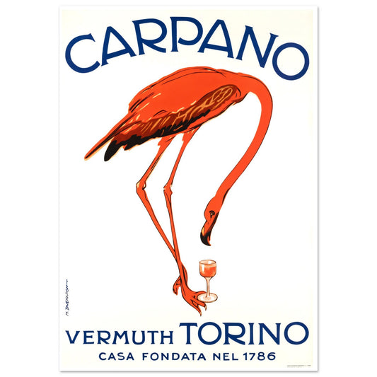 Carpano Vermuth Vintage Premium Matte Paper Poster - Posterify