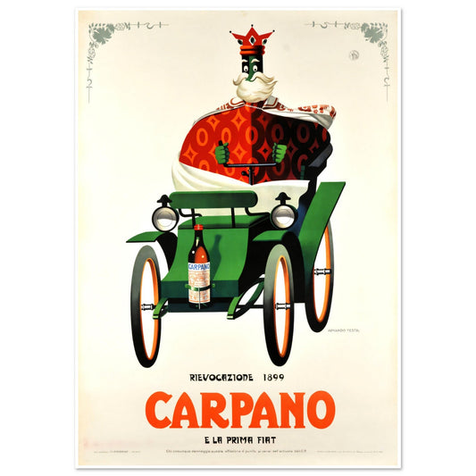 Carpano Vintage Premium Matte Paper Poster - Posterify