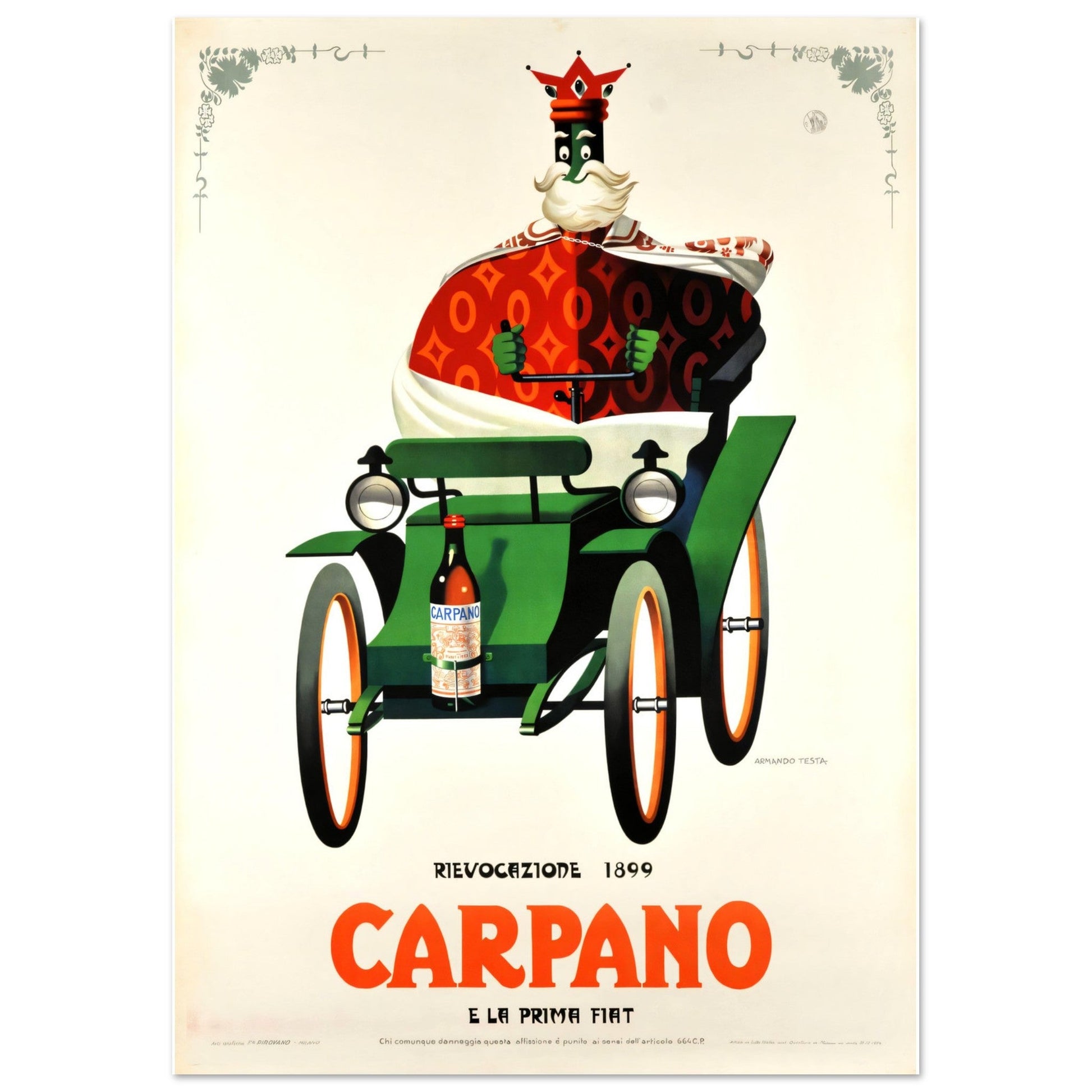 Carpano Vintage Premium Matte Paper Poster - Posterify