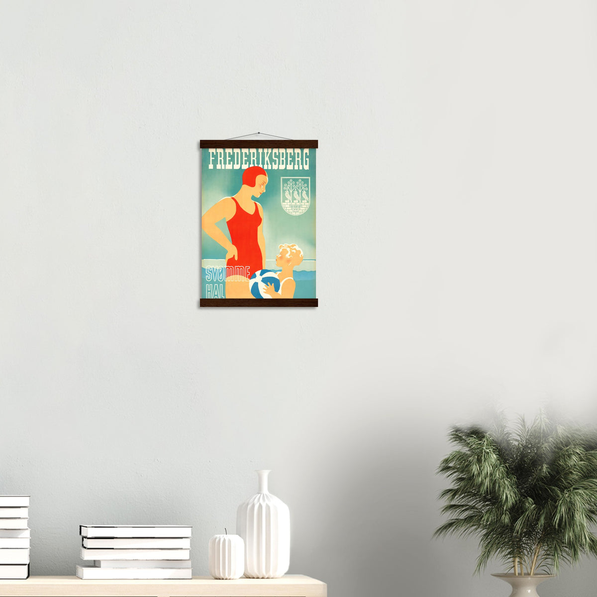 Frederiksberg Vintage Poster Reprint on Premium matte paper - Posterify