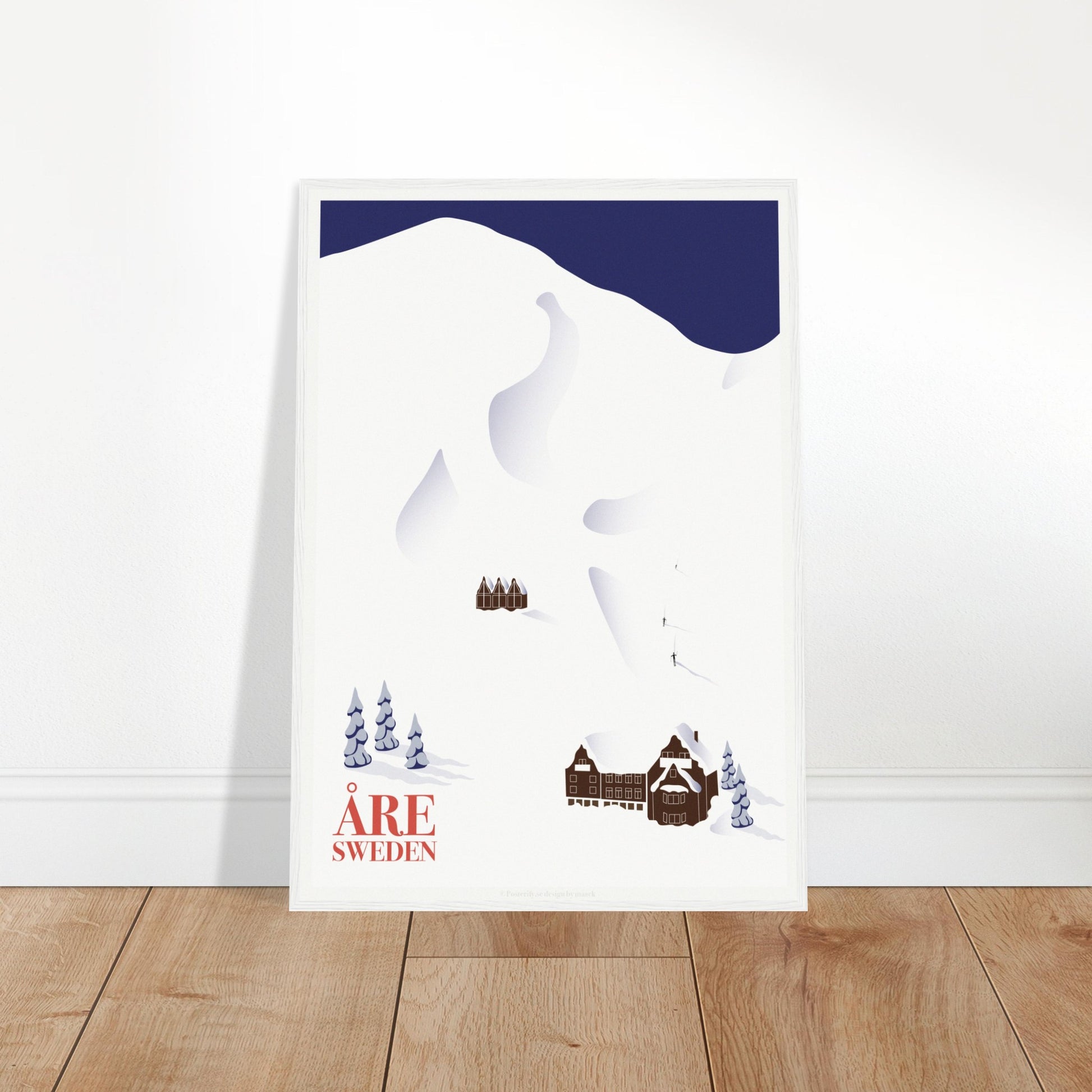 Åre, Högzon, Sweden, by Posterify design, Premium Matte Paper Poster - Posterify