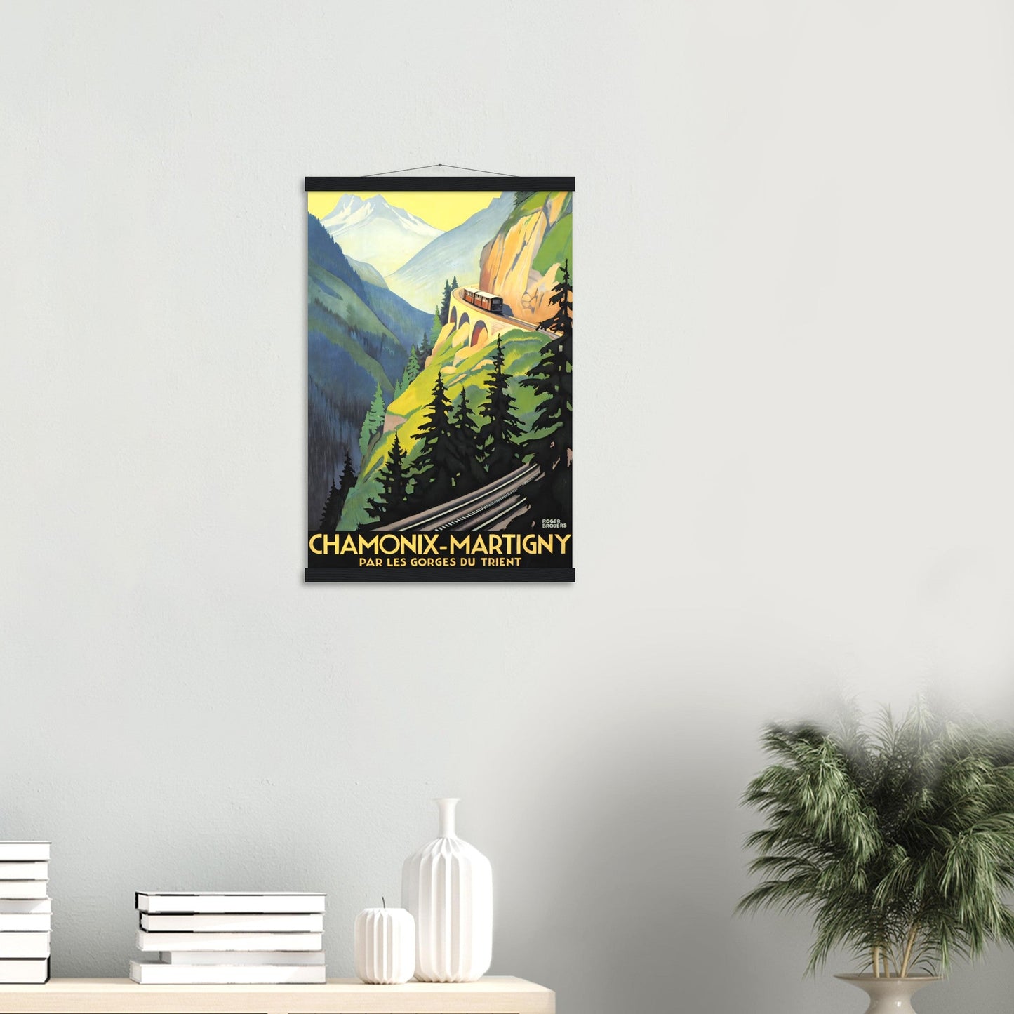 Chamonix Vintage Poster Reprint on Premium Matte Paper - Posterify