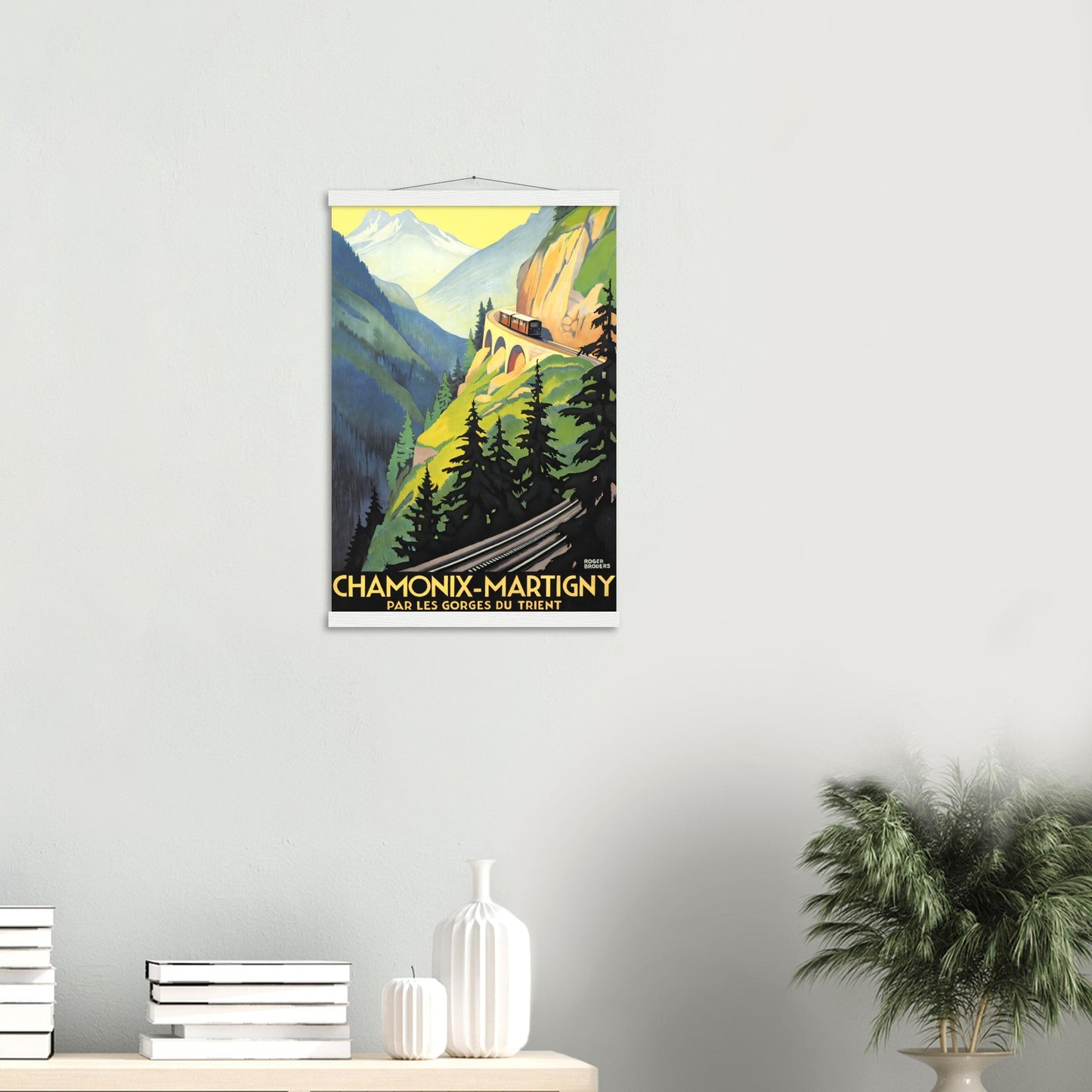 Chamonix Vintage Poster Reprint on Premium Matte Paper - Posterify