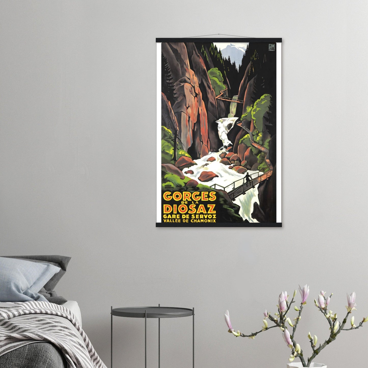 Chamonix Vintage Poster Reprint on Premium Matte Paper - Posterify