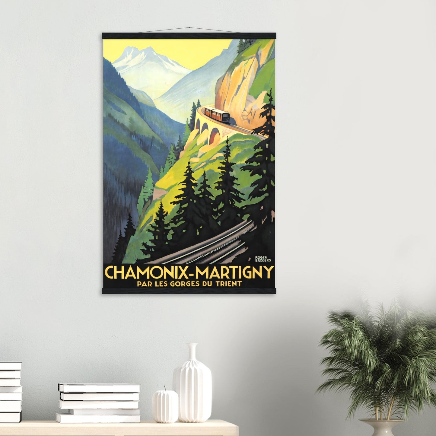 Chamonix Vintage Poster Reprint on Premium Matte Paper - Posterify