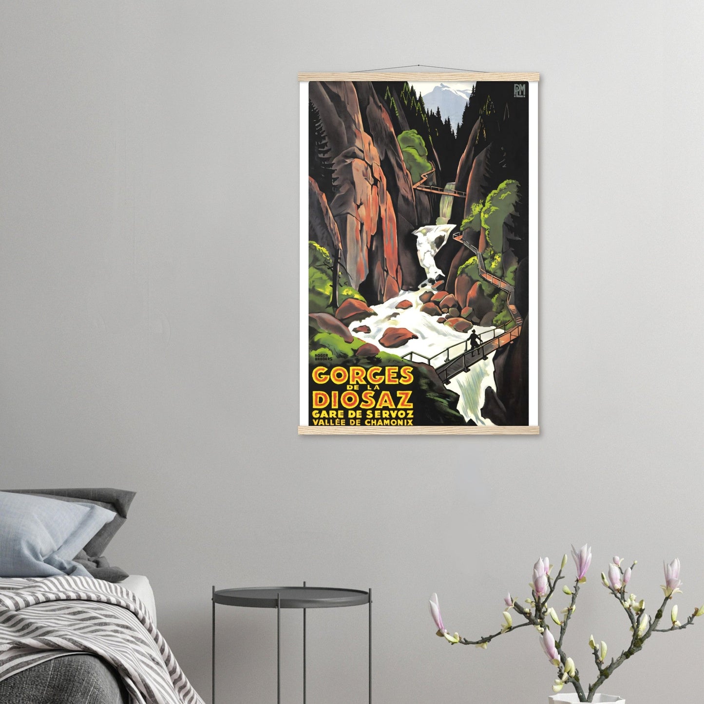 Chamonix Vintage Poster Reprint on Premium Matte Paper - Posterify