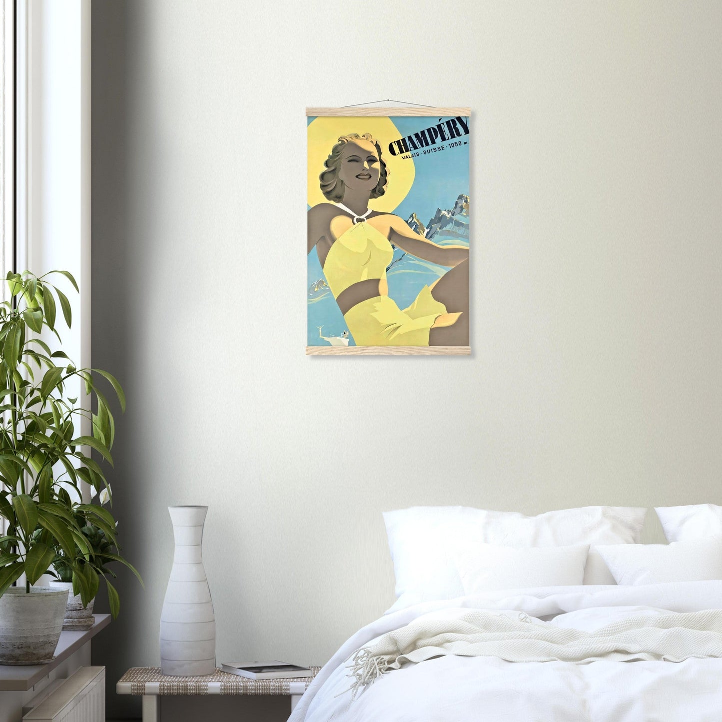 Champery Vintage Poster Reprint on Premium matte Paper - Posterify