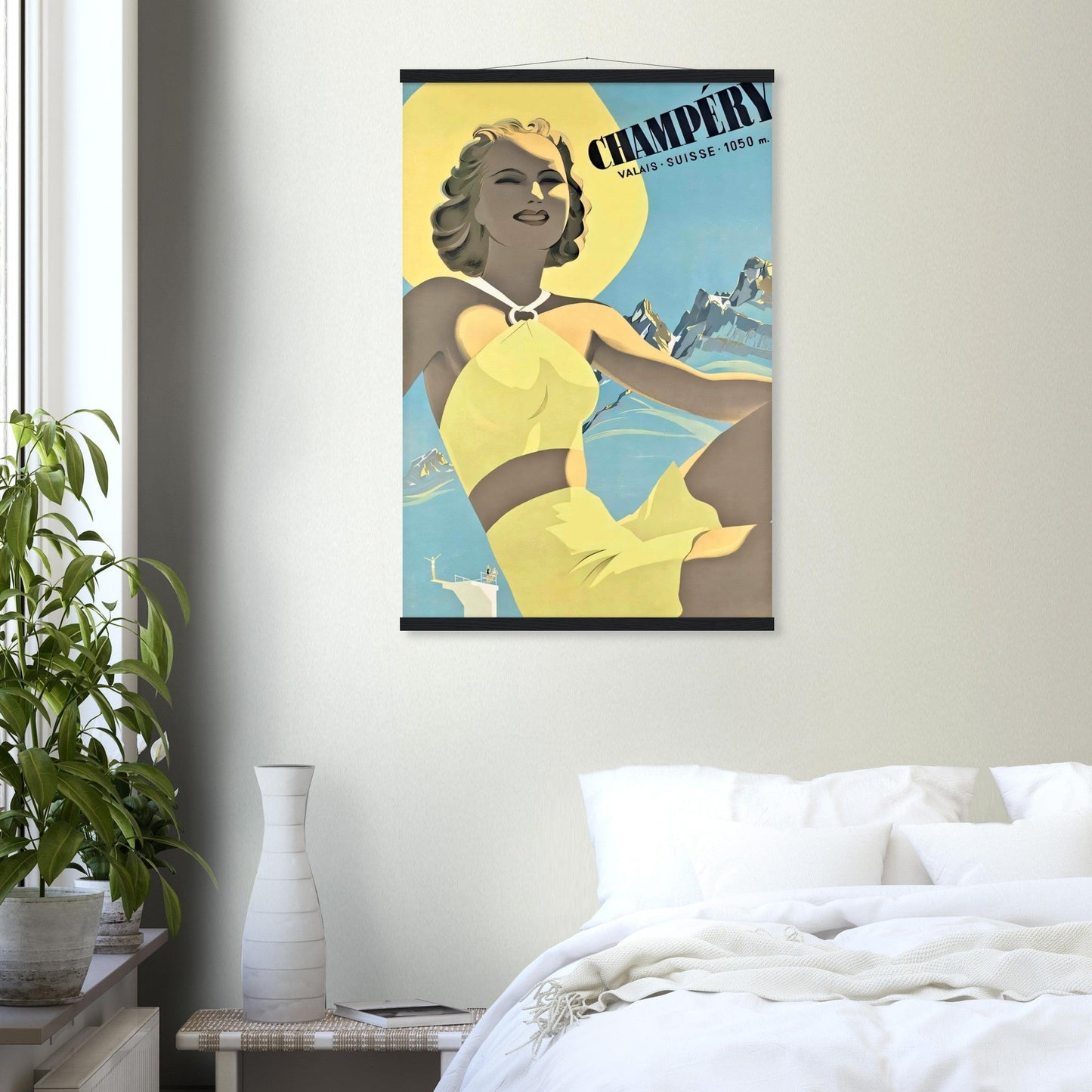 Champery Vintage Poster Reprint on Premium matte Paper - Posterify