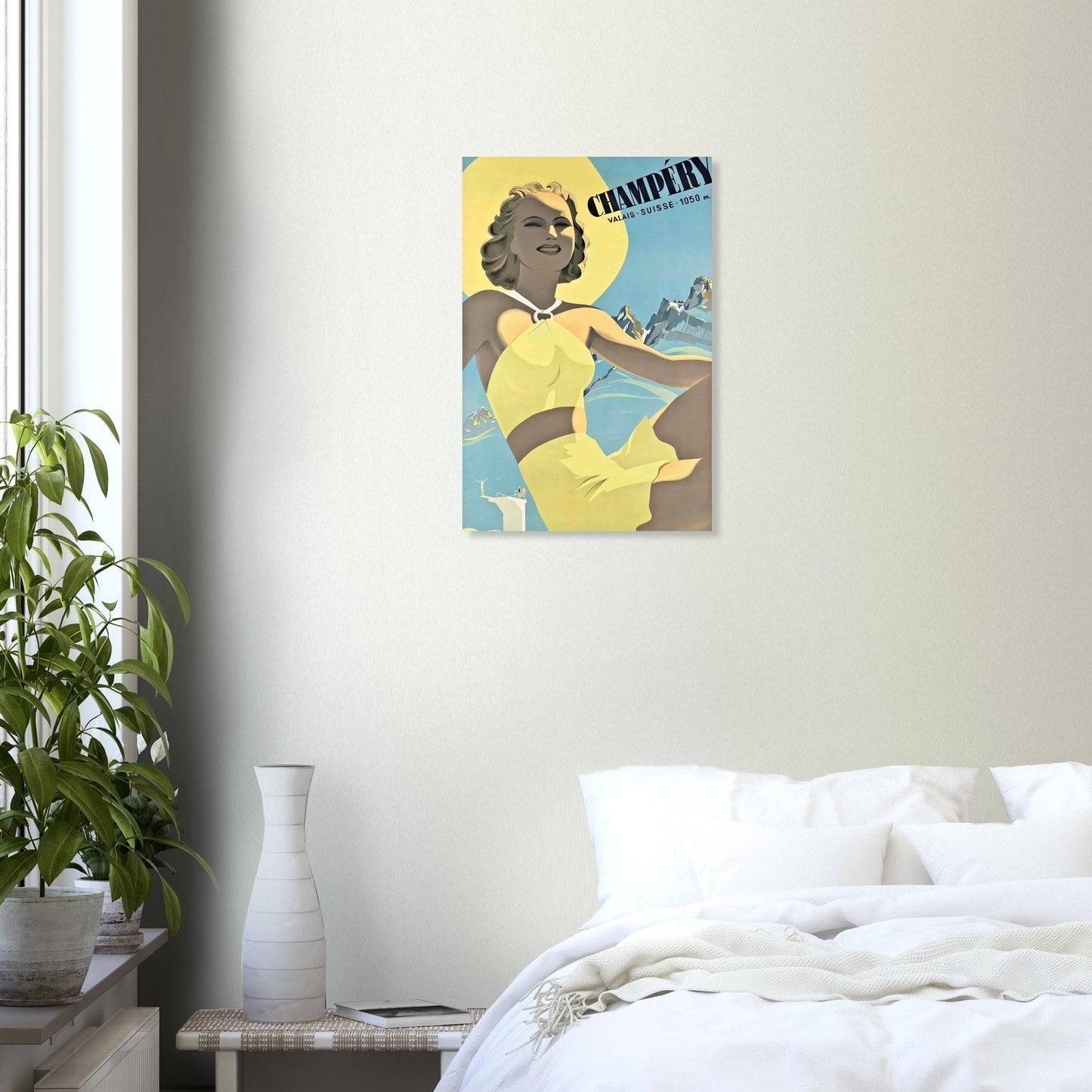 Champery Vintage Poster Reprint on Premium matte Paper - Posterify