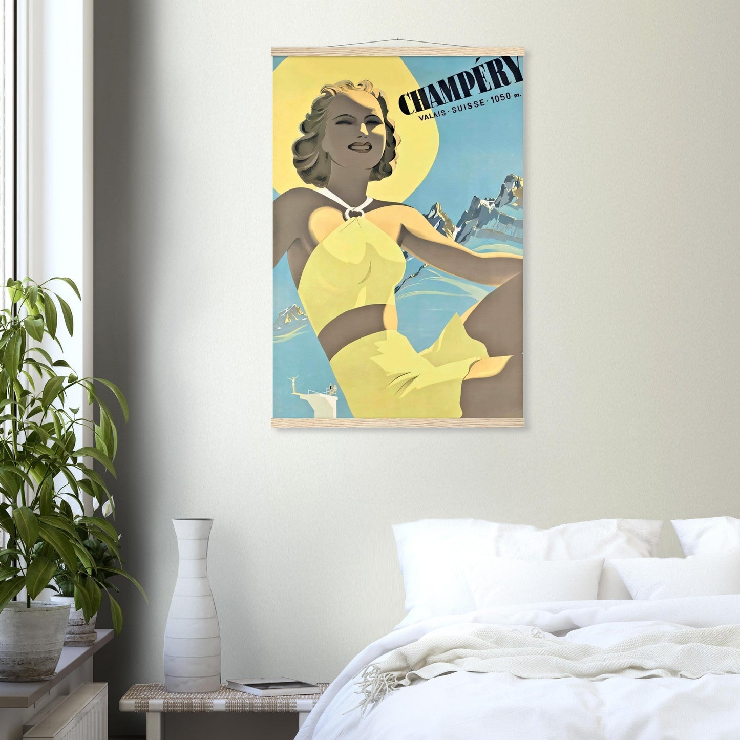 Champery Vintage Poster Reprint on Premium matte Paper - Posterify