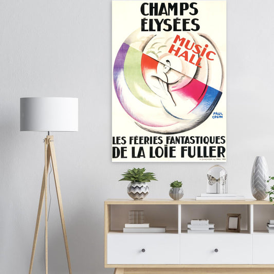 Champs Elysees Vintage Poster Reprint on Premium Matte paper - Posterify