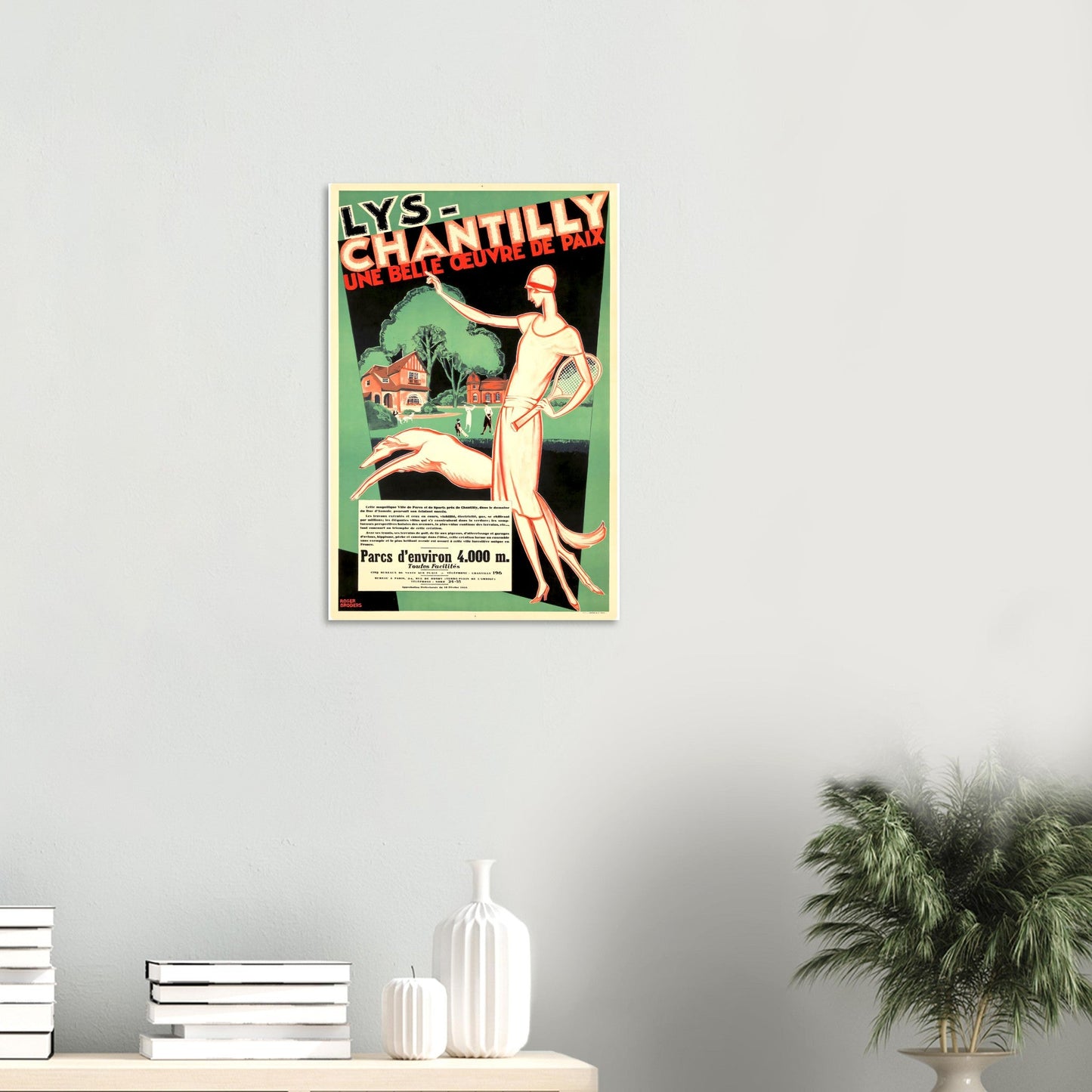 Chantilly Vintage Poster Reprint On Premium Matte Paper - Posterify