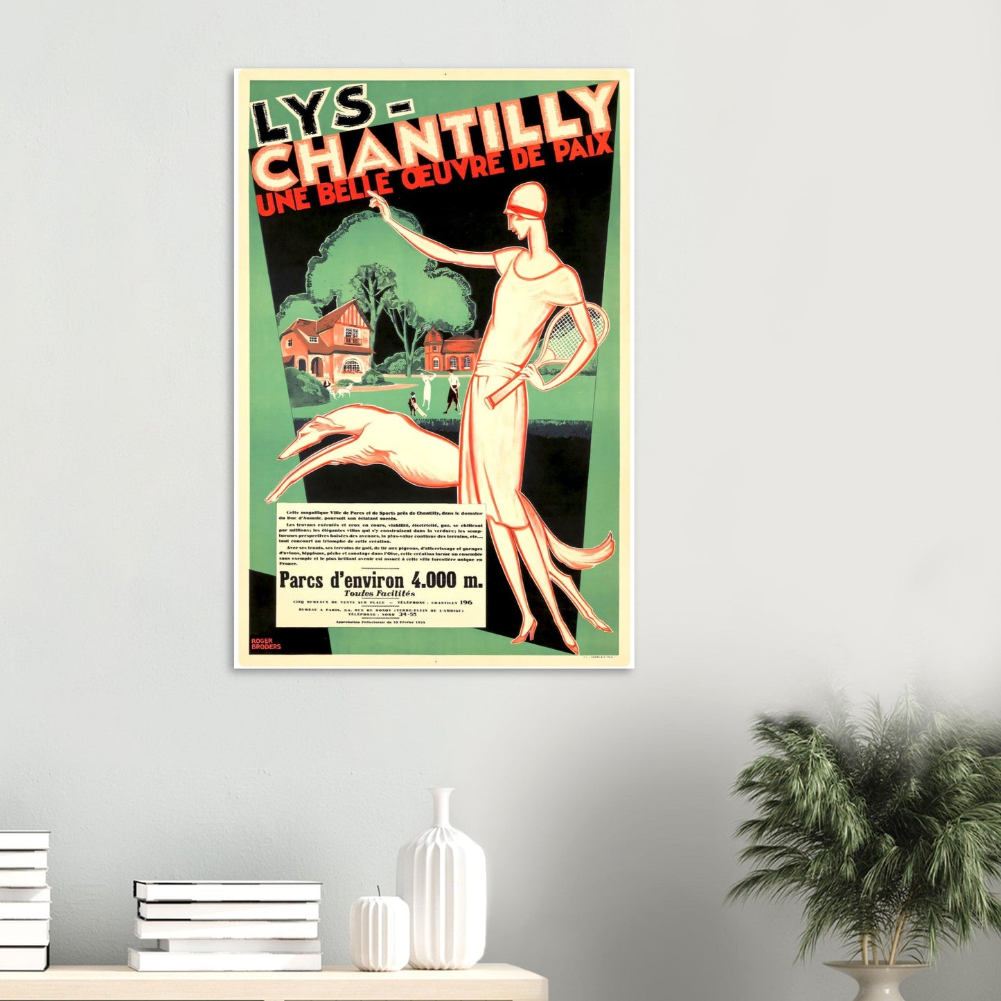 Chantilly Vintage Poster Reprint On Premium Matte Paper - Posterify