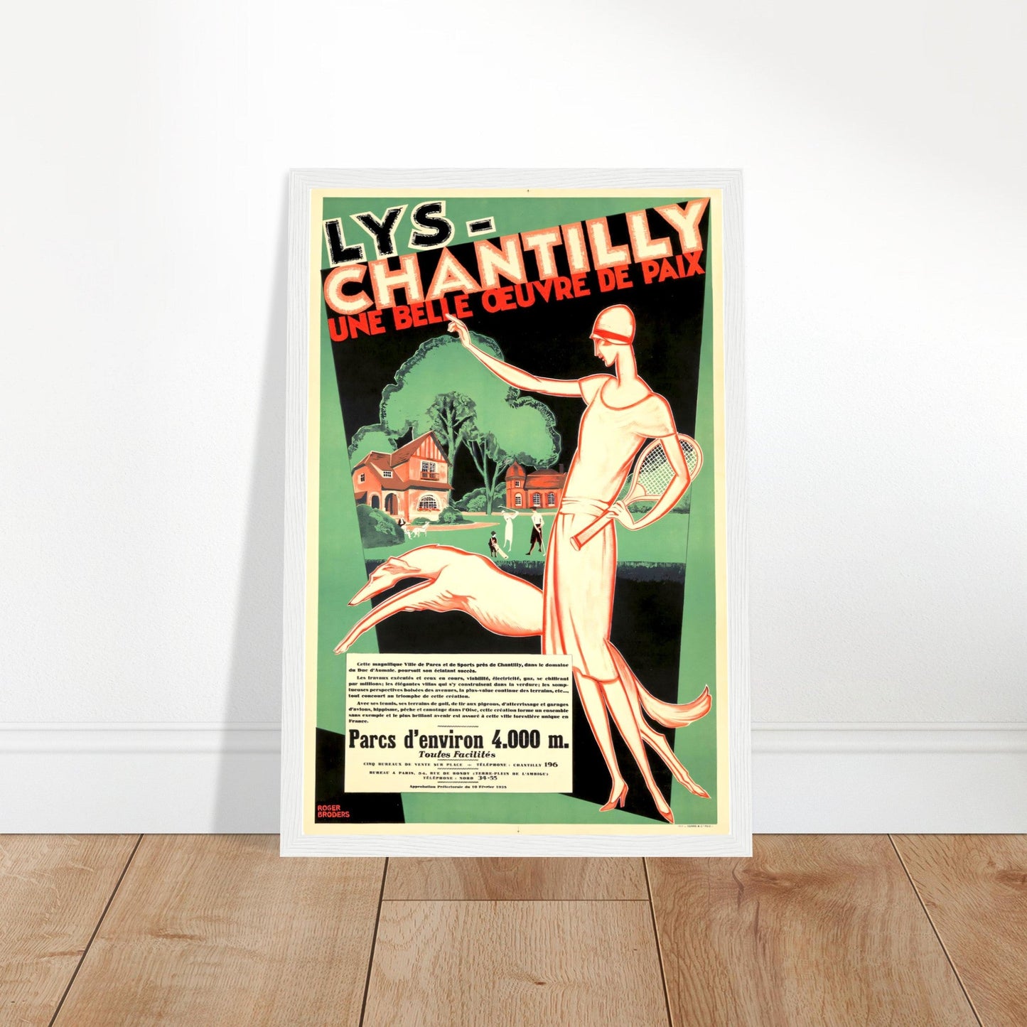 Chantilly Vintage Poster Reprint On Premium Matte Paper - Posterify