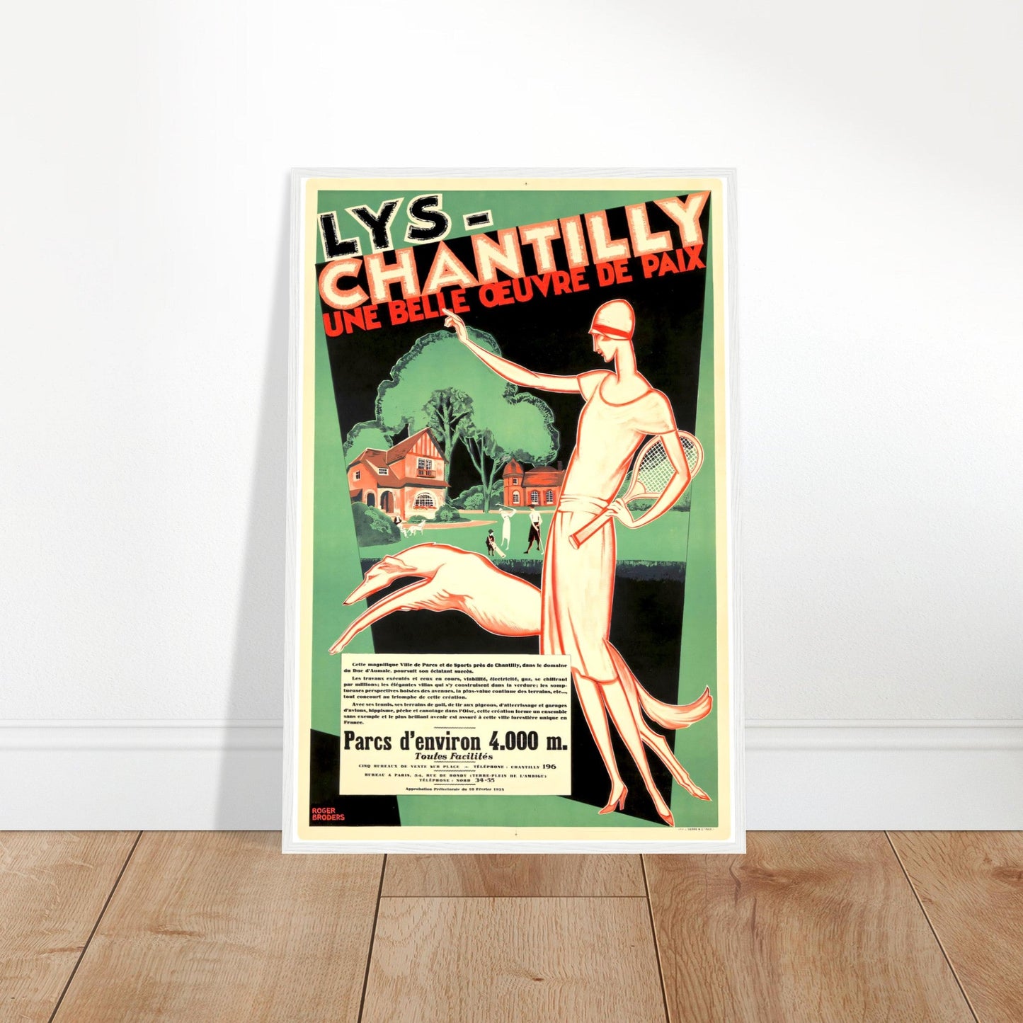 Chantilly Vintage Poster Reprint On Premium Matte Paper - Posterify